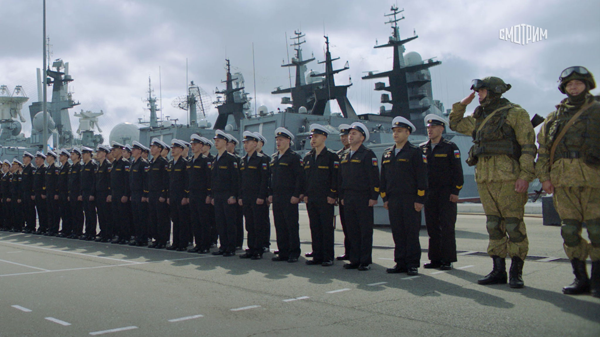 Специальная программа телеканала "Россия" ко Дню Военно-морского флота