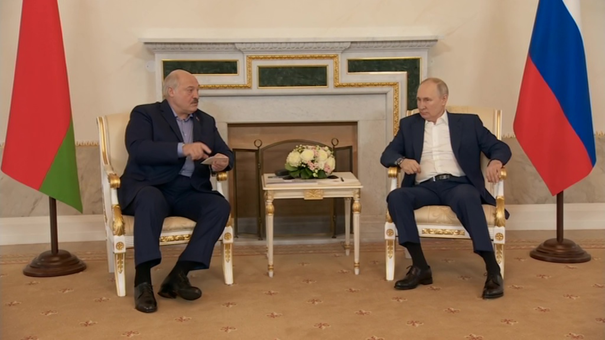 Встреча президентов в Санкт-Петербурге