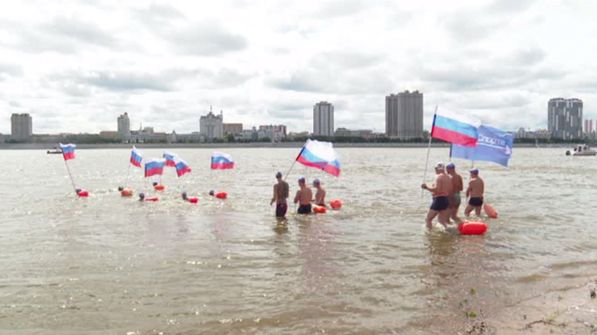 В Приамурье традиционный заплыв "Дружба" перенесли на реку Зея