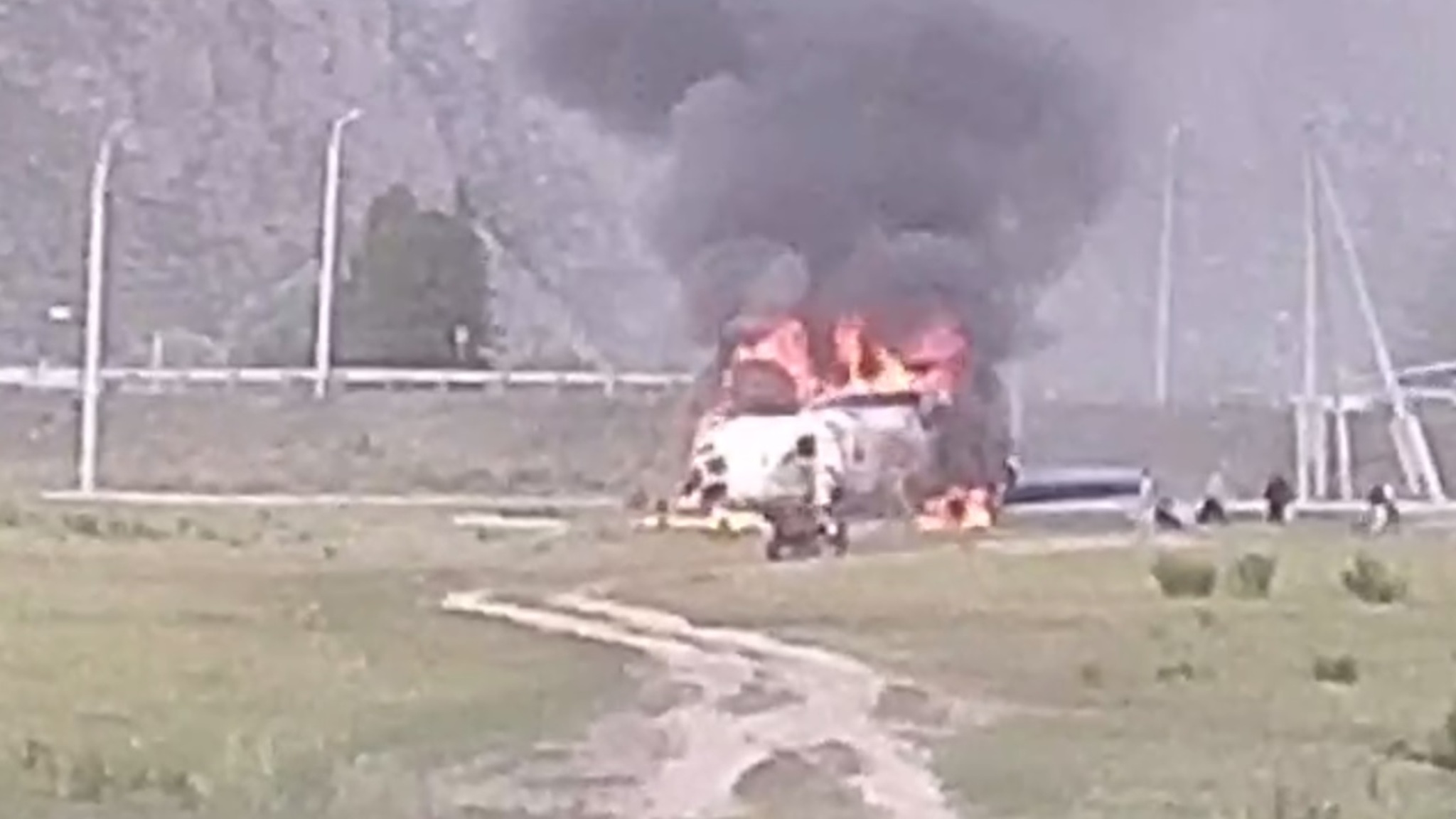 На Алтае разбился вертолет Ми-8, есть жертвы