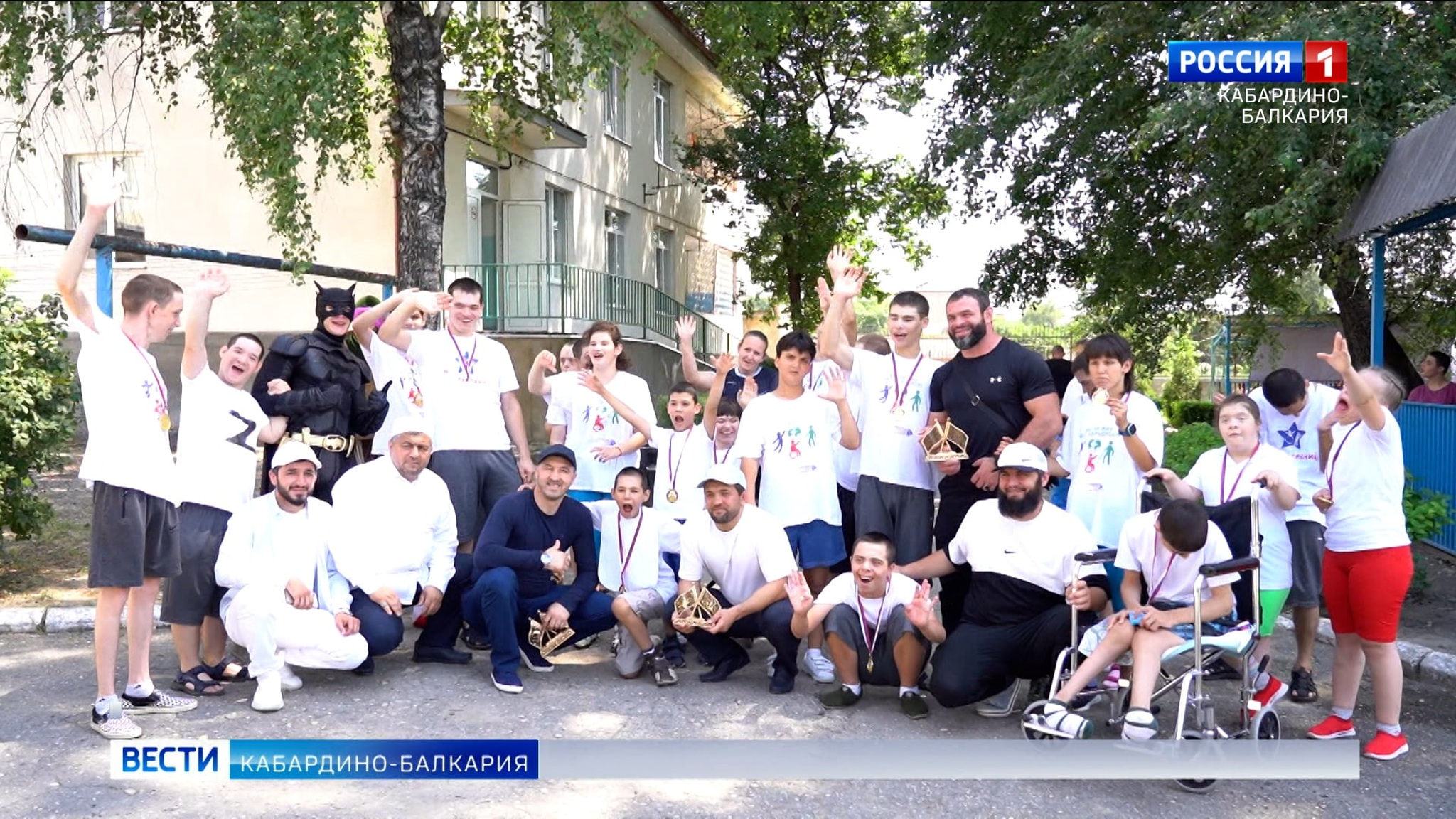 Благотворительная акция "Добро чемпионов" прошла в Прохладненском детском интернате