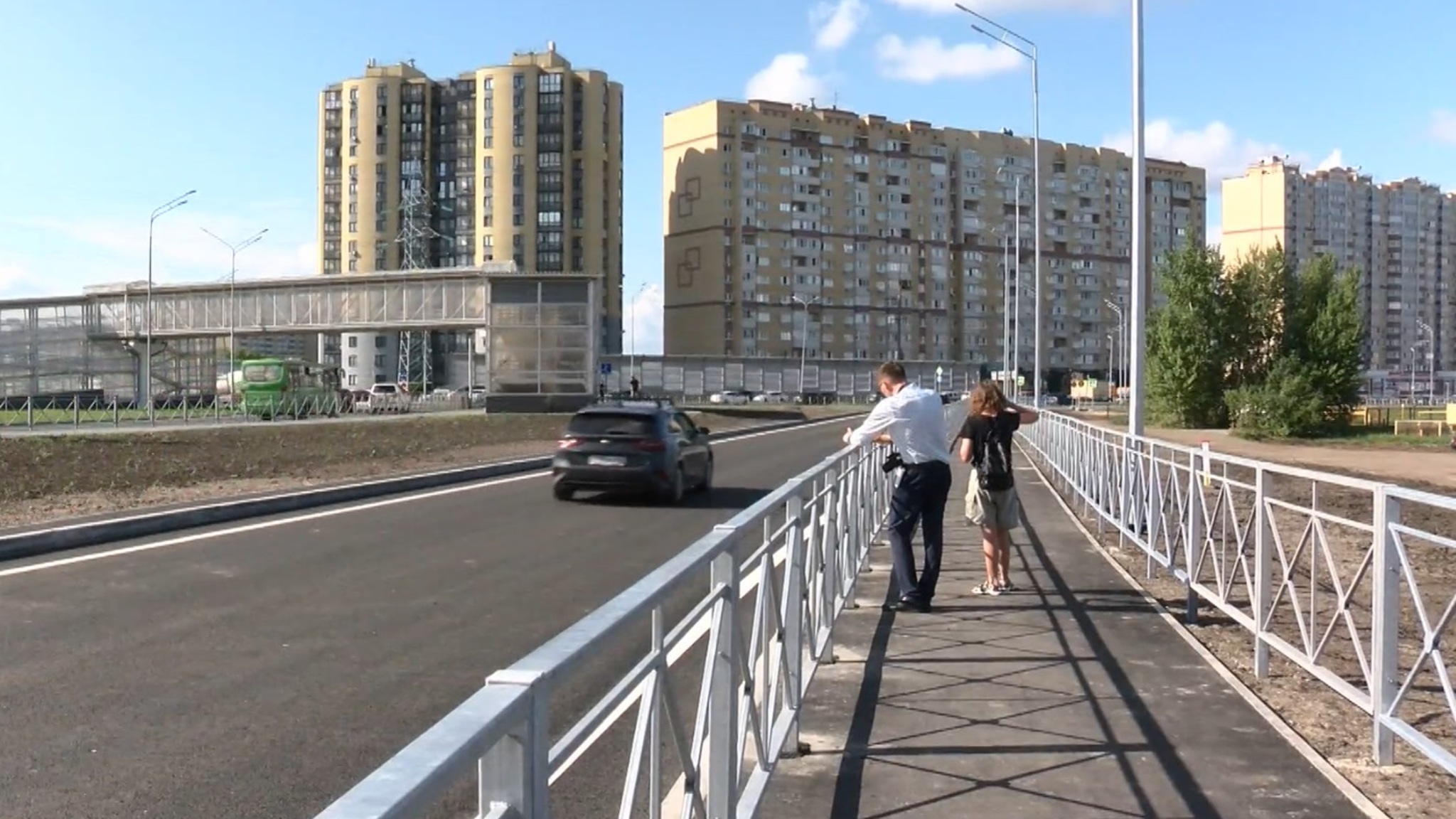 Движение по съезду на пересечении ул. Мельникайте и обхода открыли в Тюмени