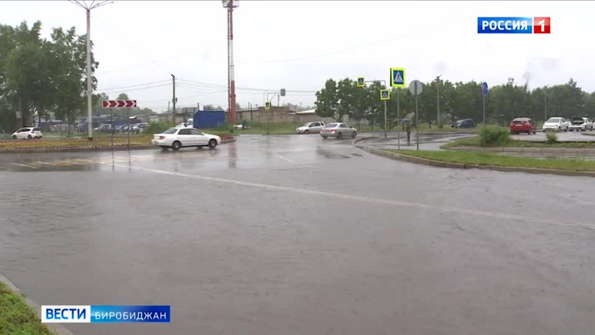Штормовое предупреждение: в Биробиджане ожидаются сильные дожди