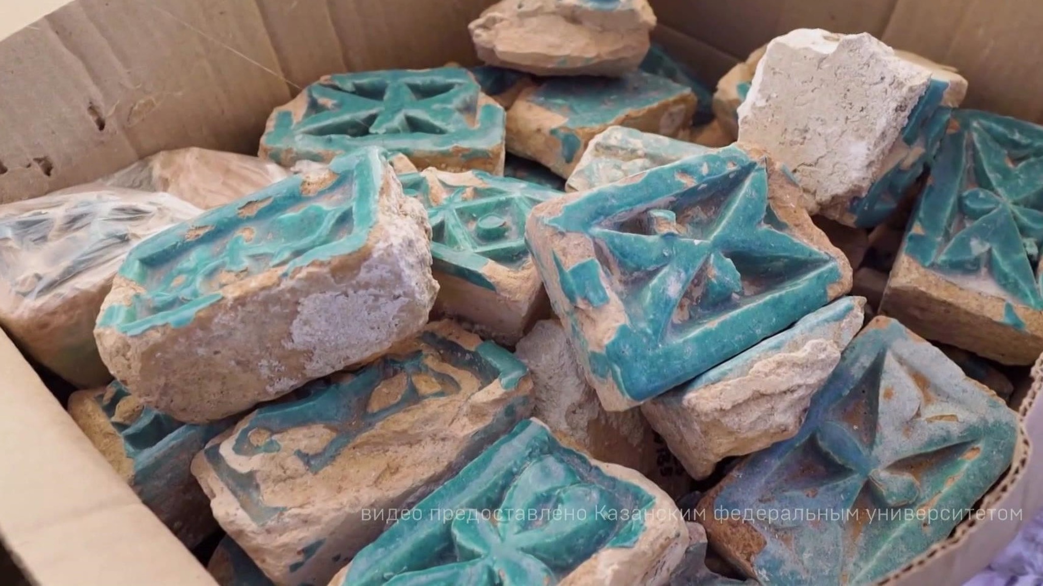 В Астраханской области нашли пол мавзолея потомков Чингисхана