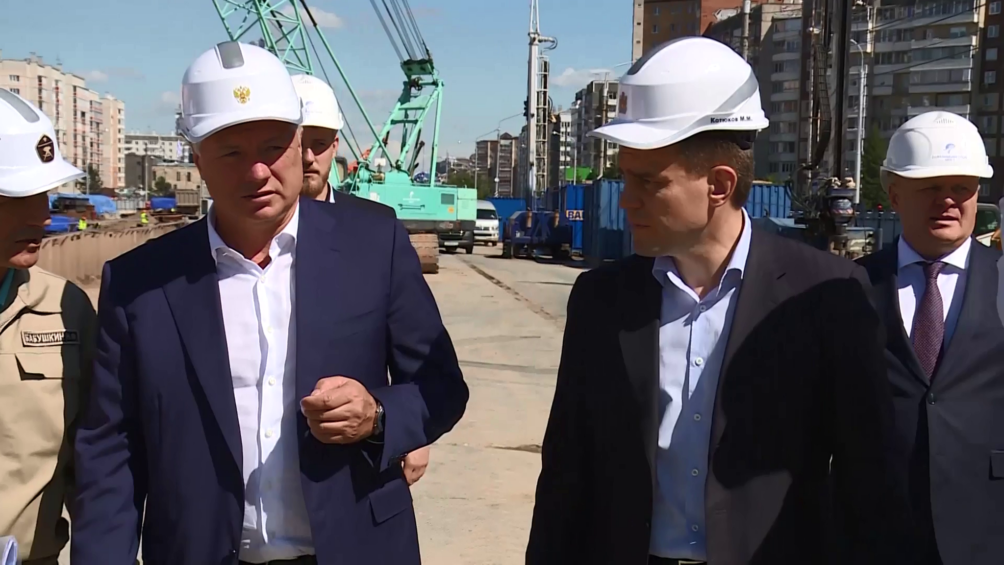 Строительство метро в Красноярске проинспектировал Марат Хуснуллин