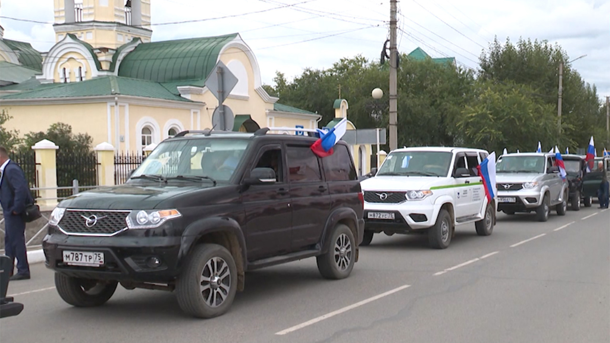 Автопробег "Вместе победим" стартовал в Забайкалье: как провожали участников акции в районах края