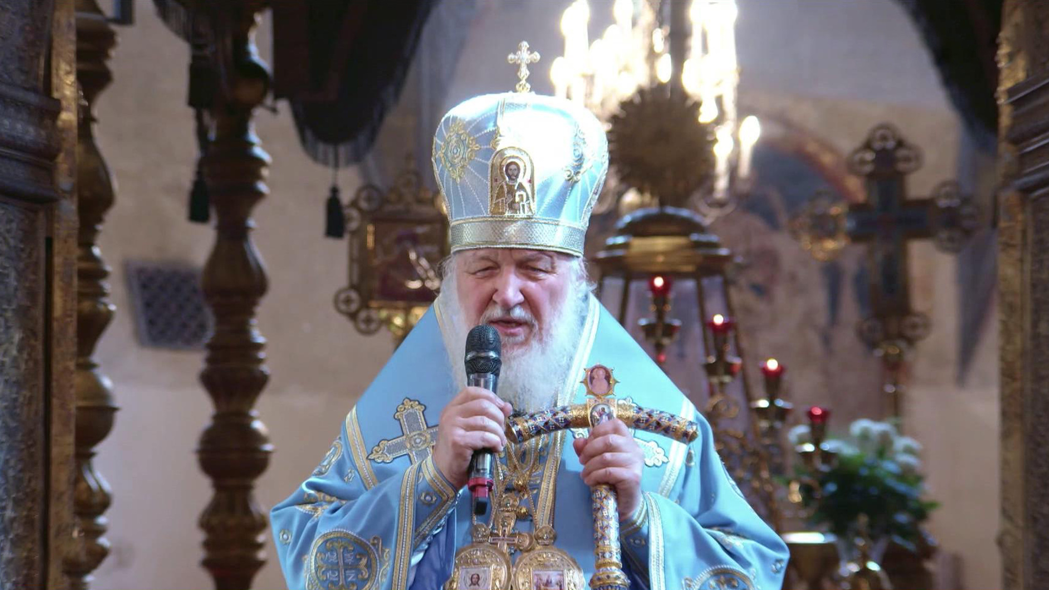 Патриарх Кирилл провел литургию в праздник Успения Богородицы
