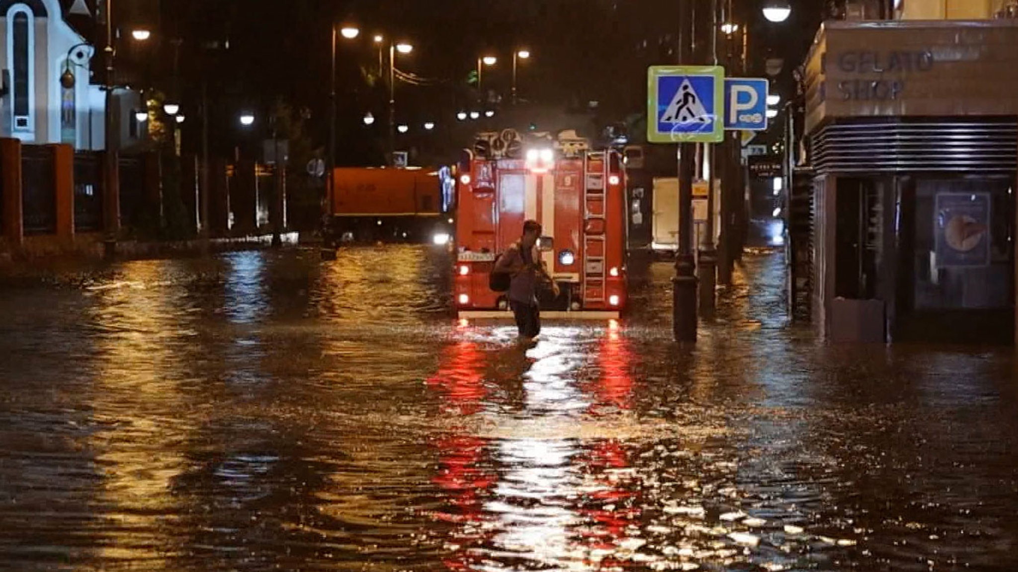 В Приморье бушует циклон, Владивосток уходит под воду