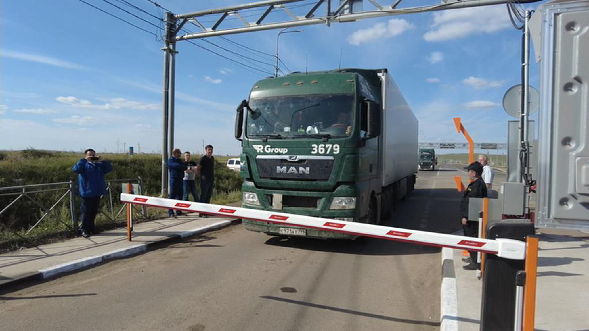 На российской границе заработала электронная очередь для грузовиков