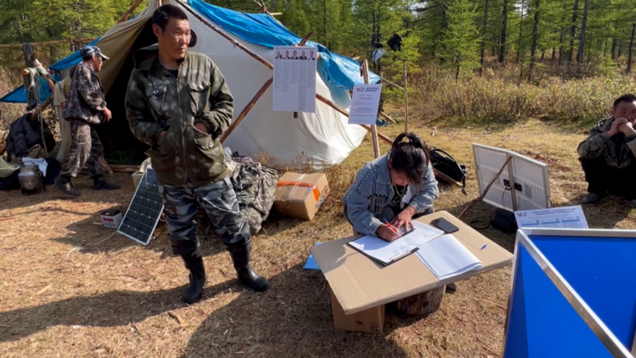 В эвенкийских общинах досрочно проголосовали на выборах губернатора Приамурья