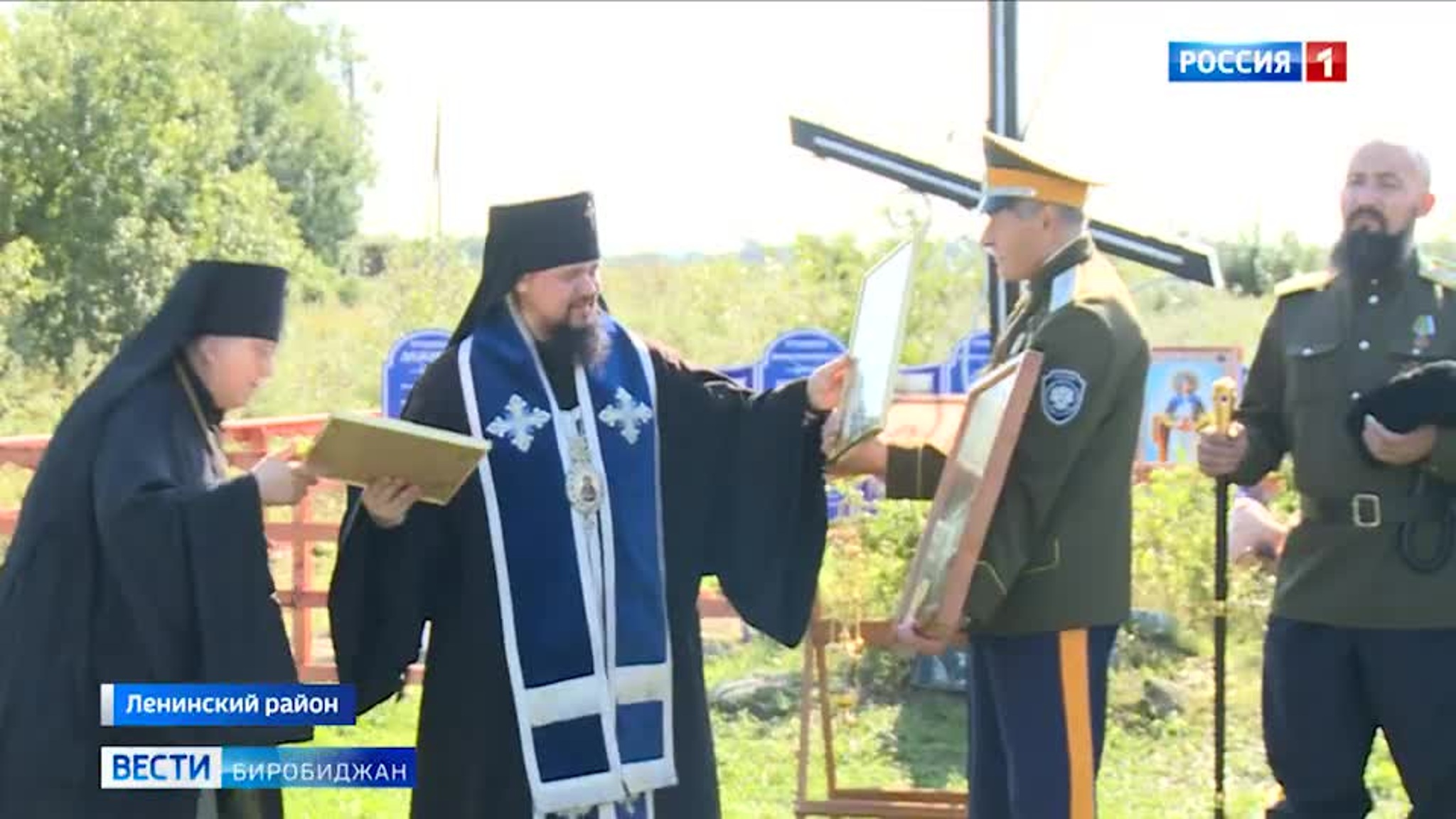 Мемориал станичникам-первопоселенцам освятили в селе Квашнино