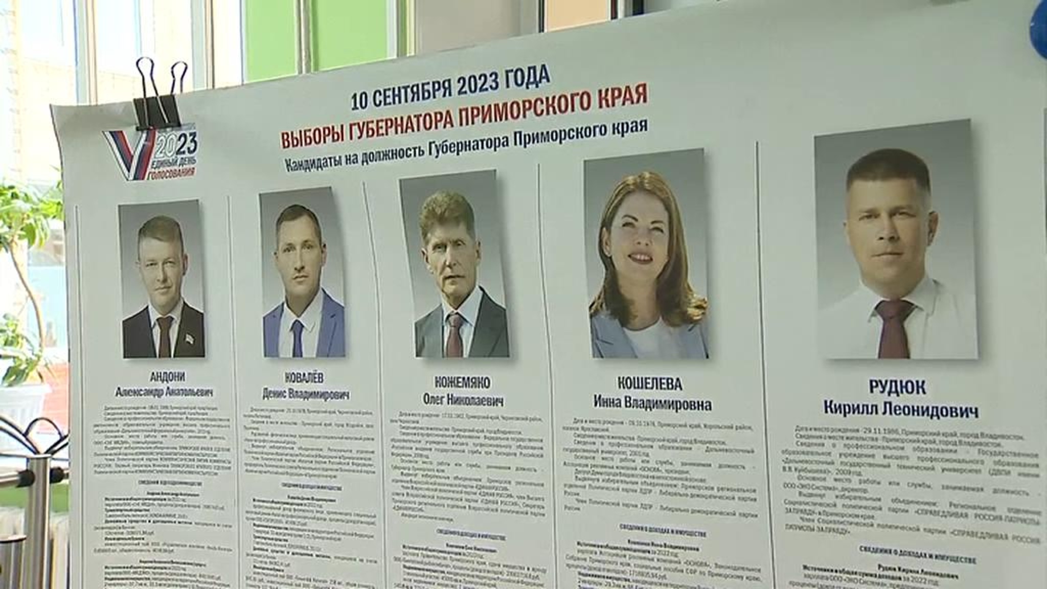 В Приморском крае явка на выборах губернатора превысила 32 процента