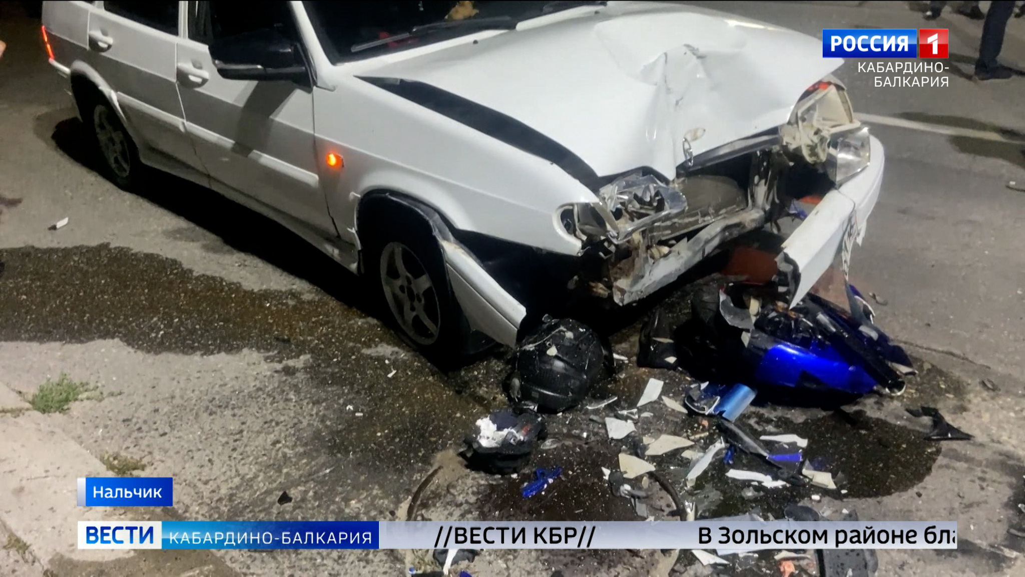 Мотоциклист погиб в автоаварии в Нальчике