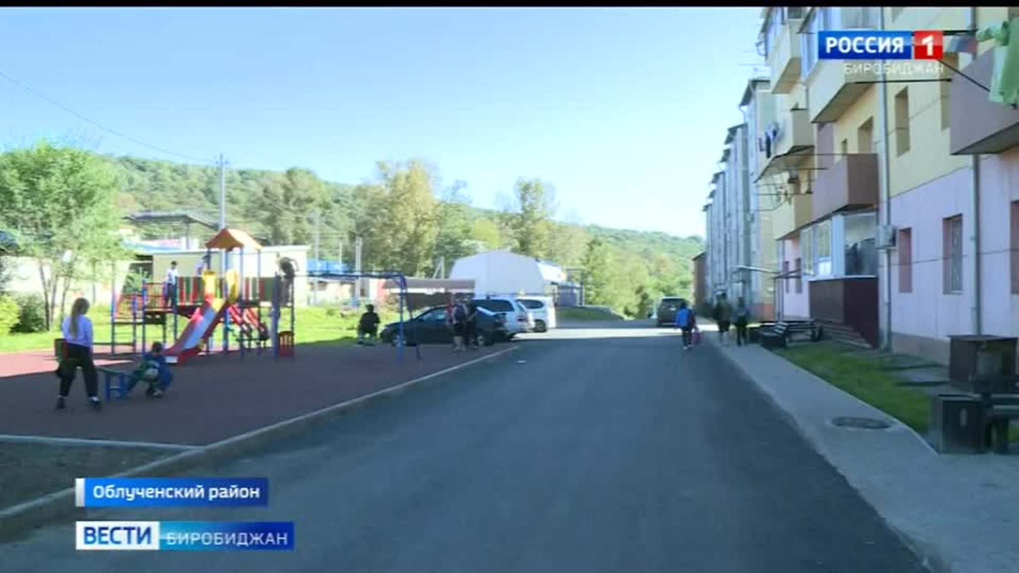 В Облучье в этом году благоустроили несколько общественных пространств