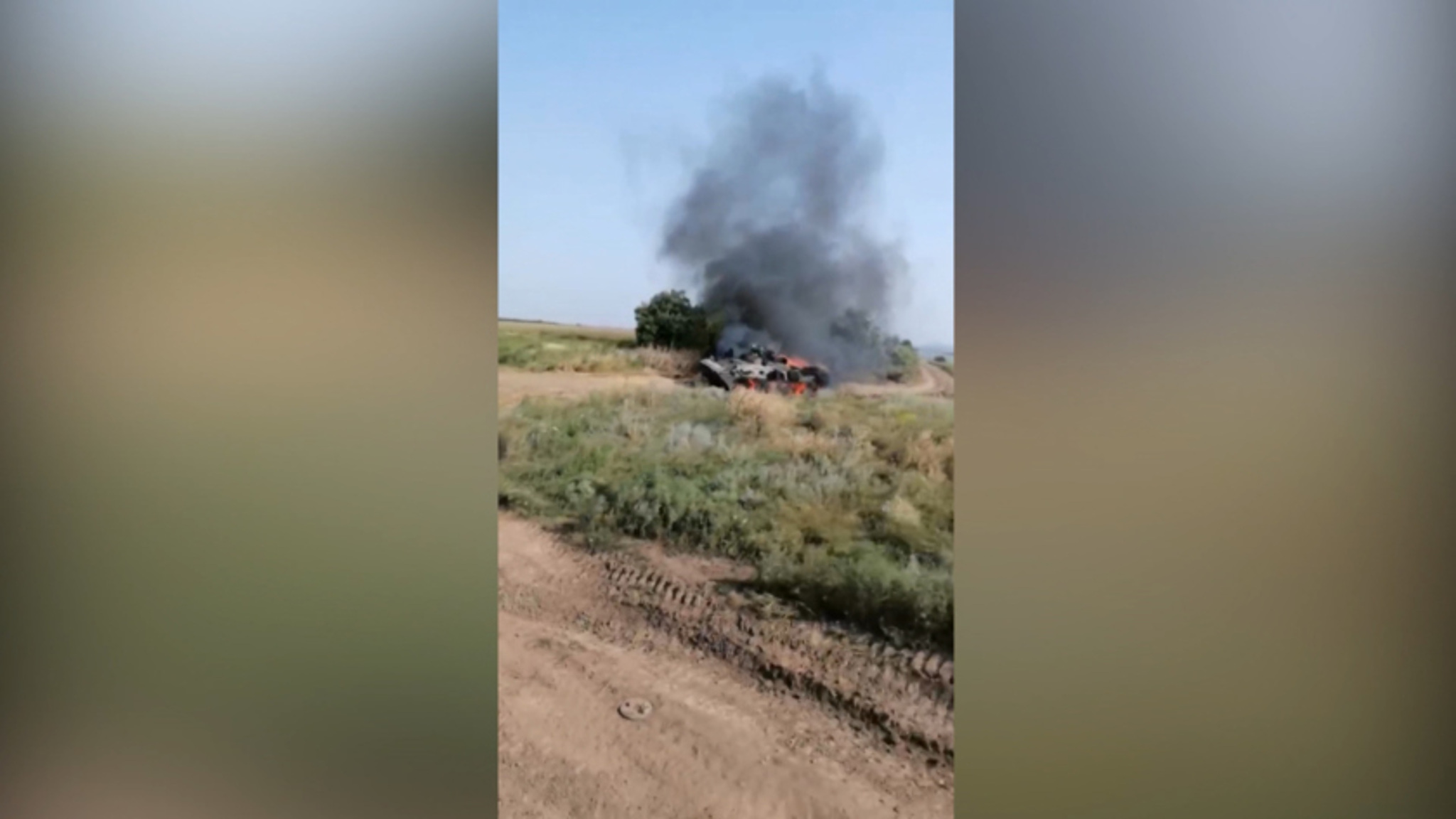 Амурский боец поделился кадрами уничтожения вражеского танка