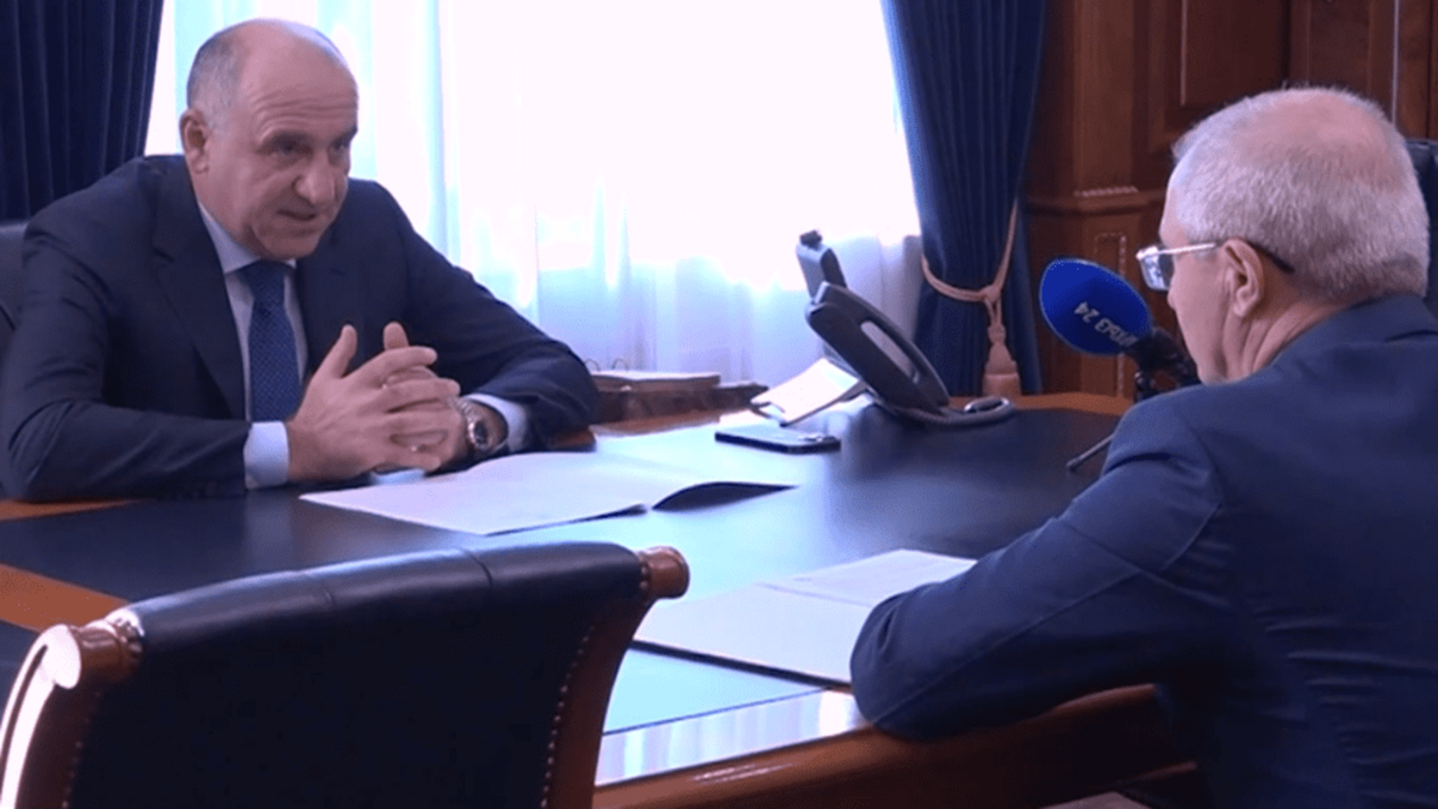 Рашид Темрезов поздравил Аслана Озова с назначением управляющим региональным Отделением Социального фонда России