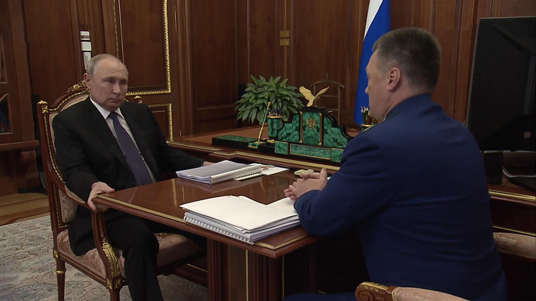 Краснов доложил Путину о приоритетах в работе Генпрокуратуры