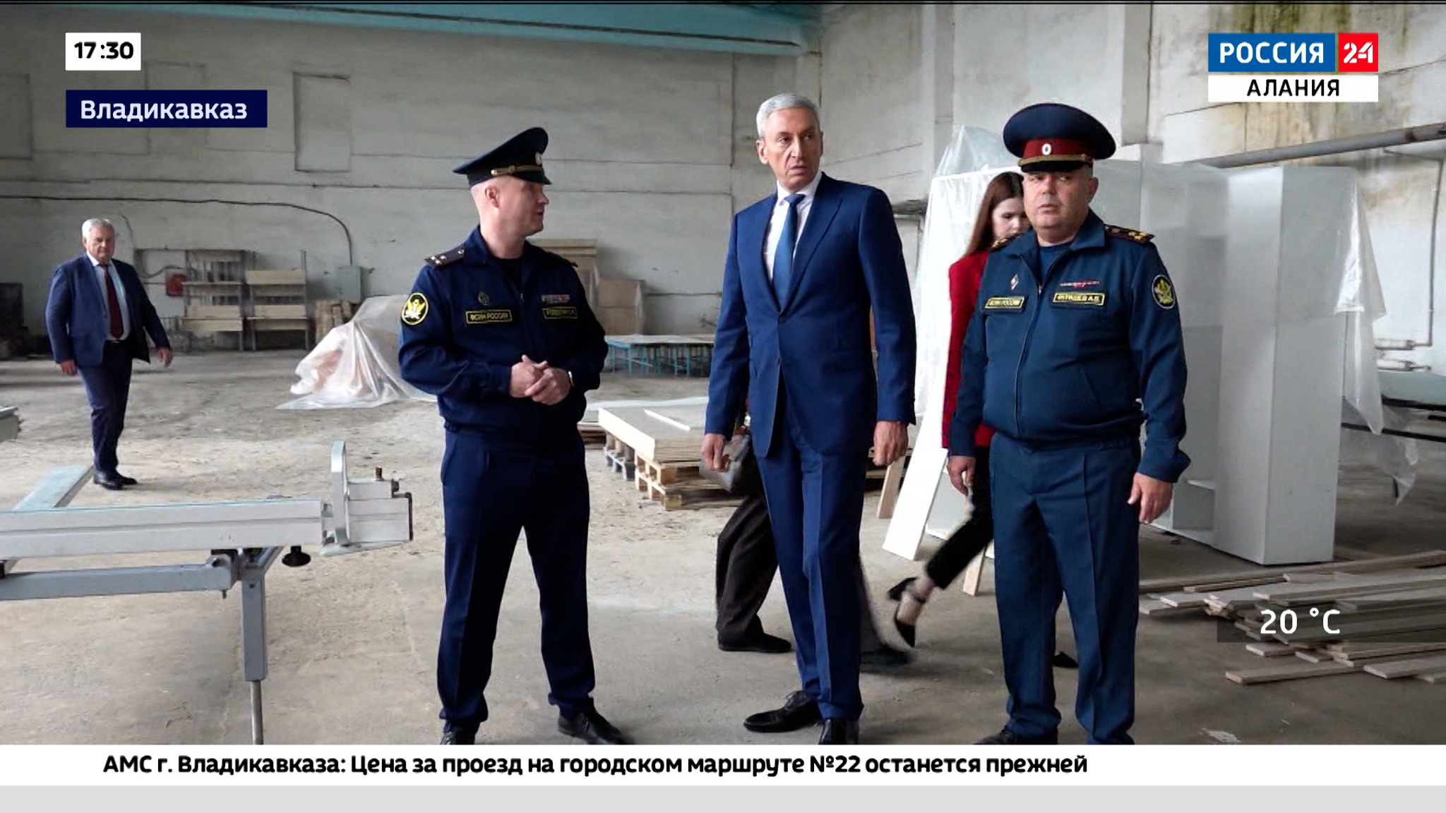 Борис Джанаев ознакомился с производственной деятельностью исправительной колонии №1