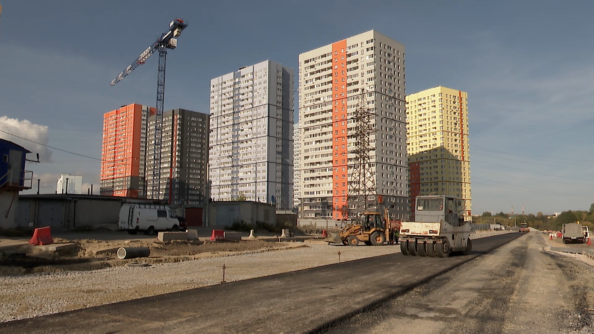В Ульяновске активно ведется строительство двух дорог