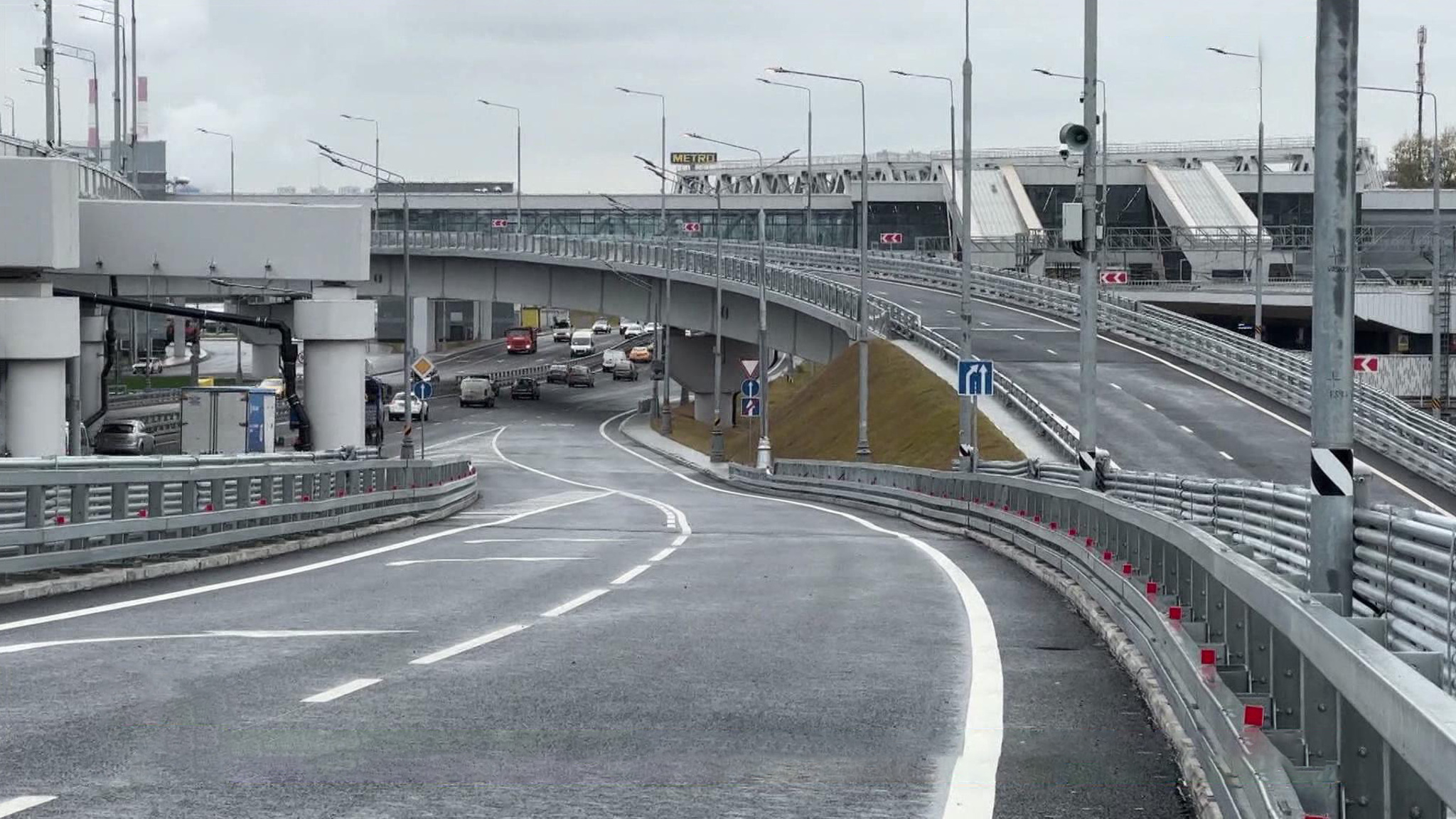 На юге Москве открылась новая дорожная развязка