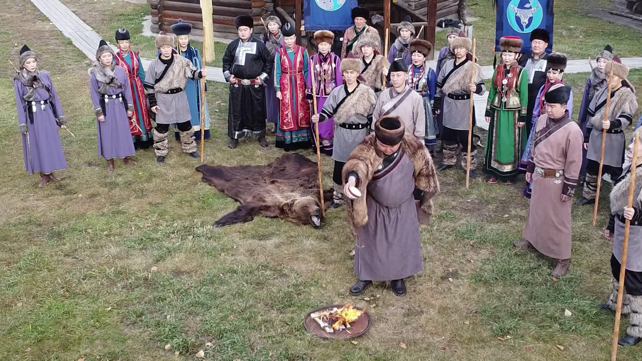 Прибайкальские буряты встречают Новый год