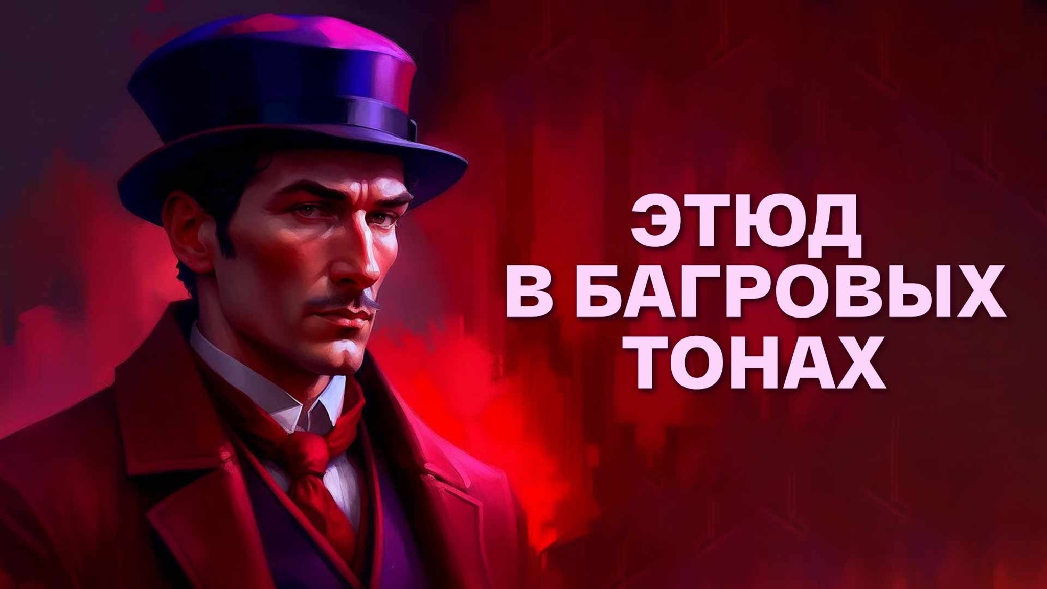 Артур Конан Дойл. Этюд в багровых тонах