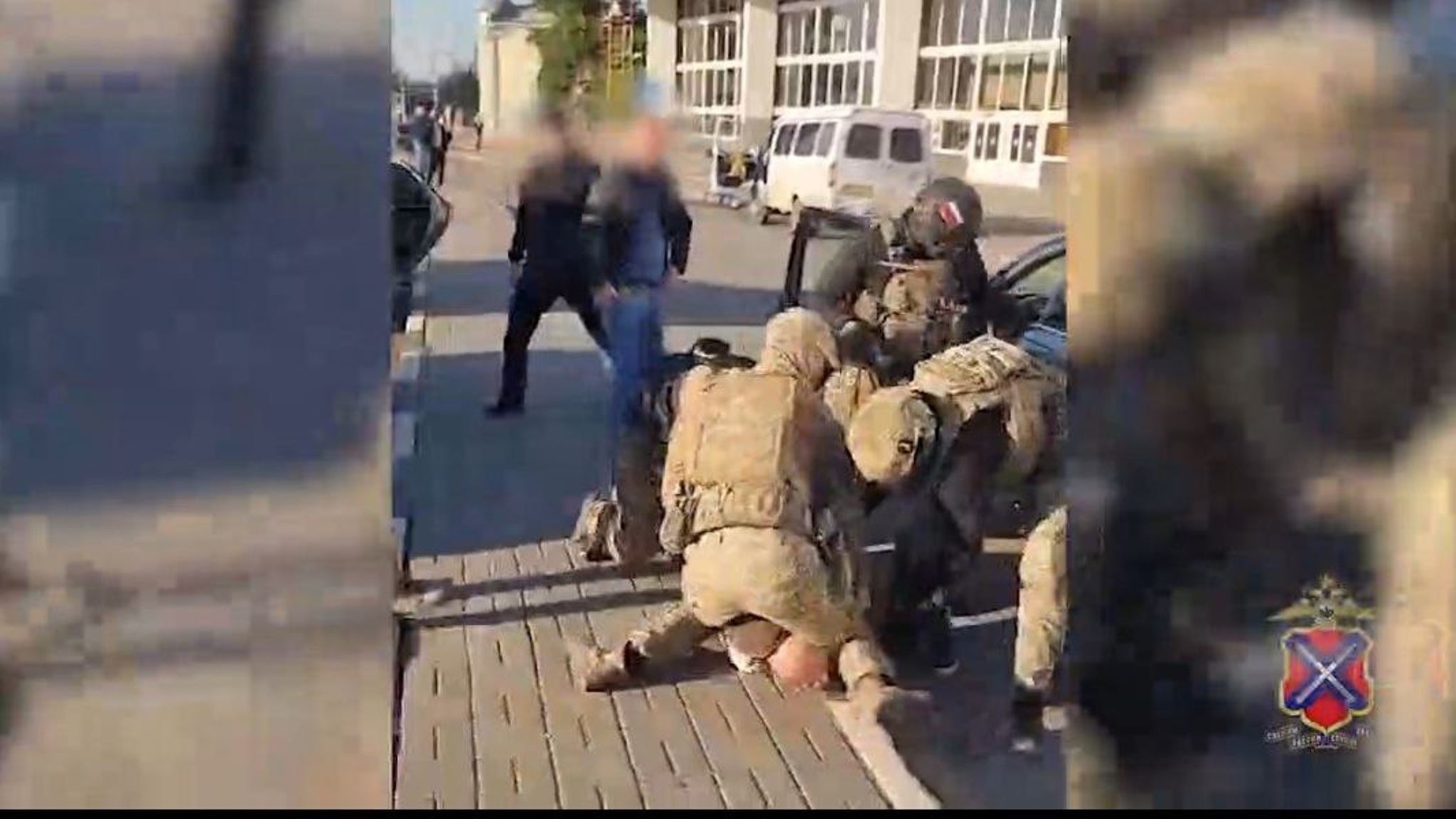 Захват грабителей-гастролеров засняли в Волгограде