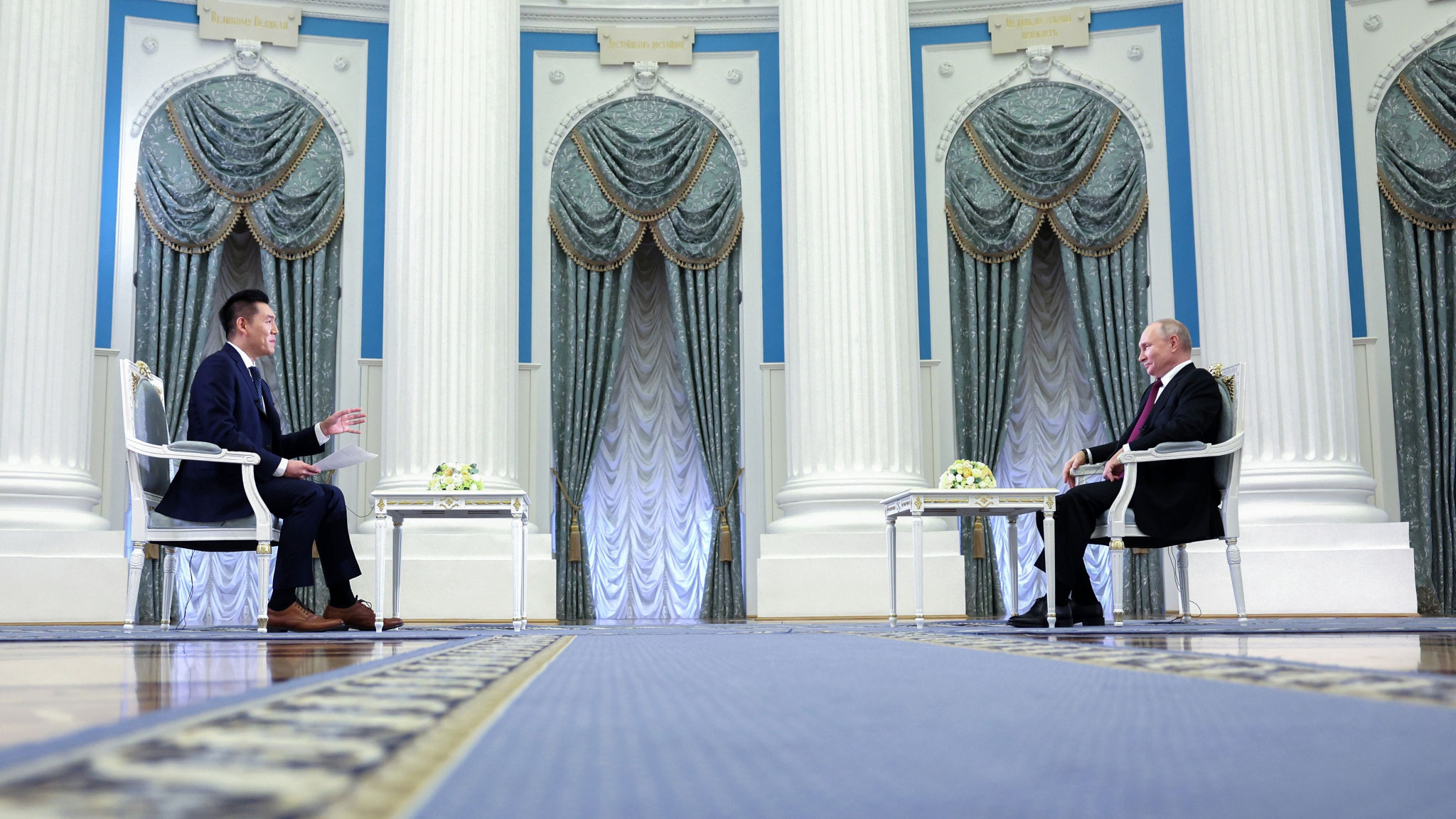 Путин дал обширное интервью перед форумом "Один пояс – один путь"