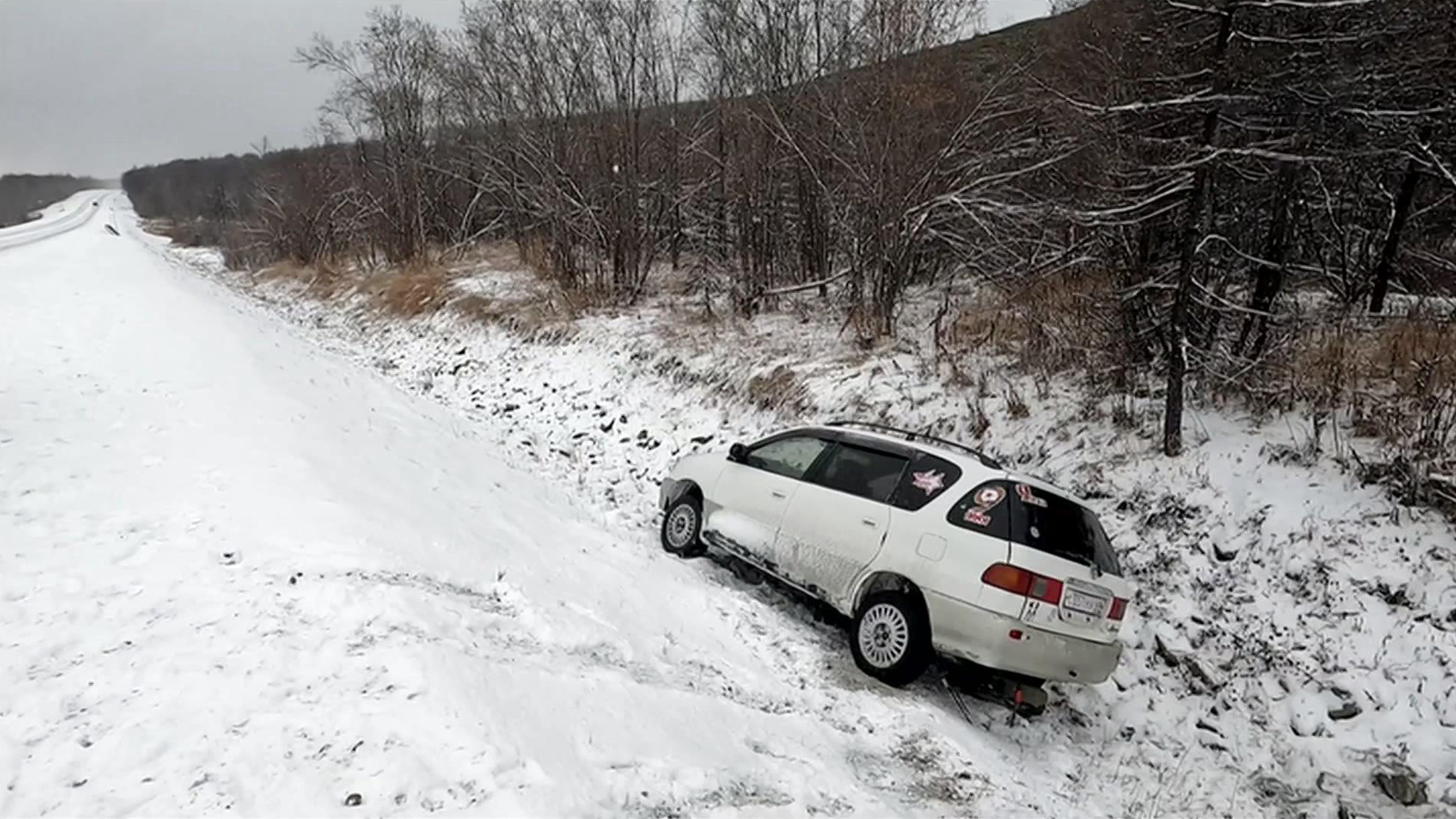 В Магадан пришла зима