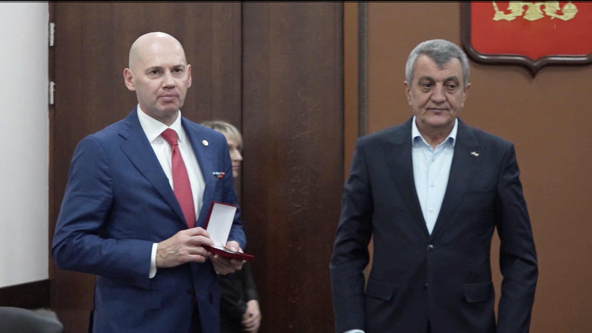 Сергей Меняйло встретился с председателем межгосударственной телерадиокомпании "Мир" Радиком Батыршиным