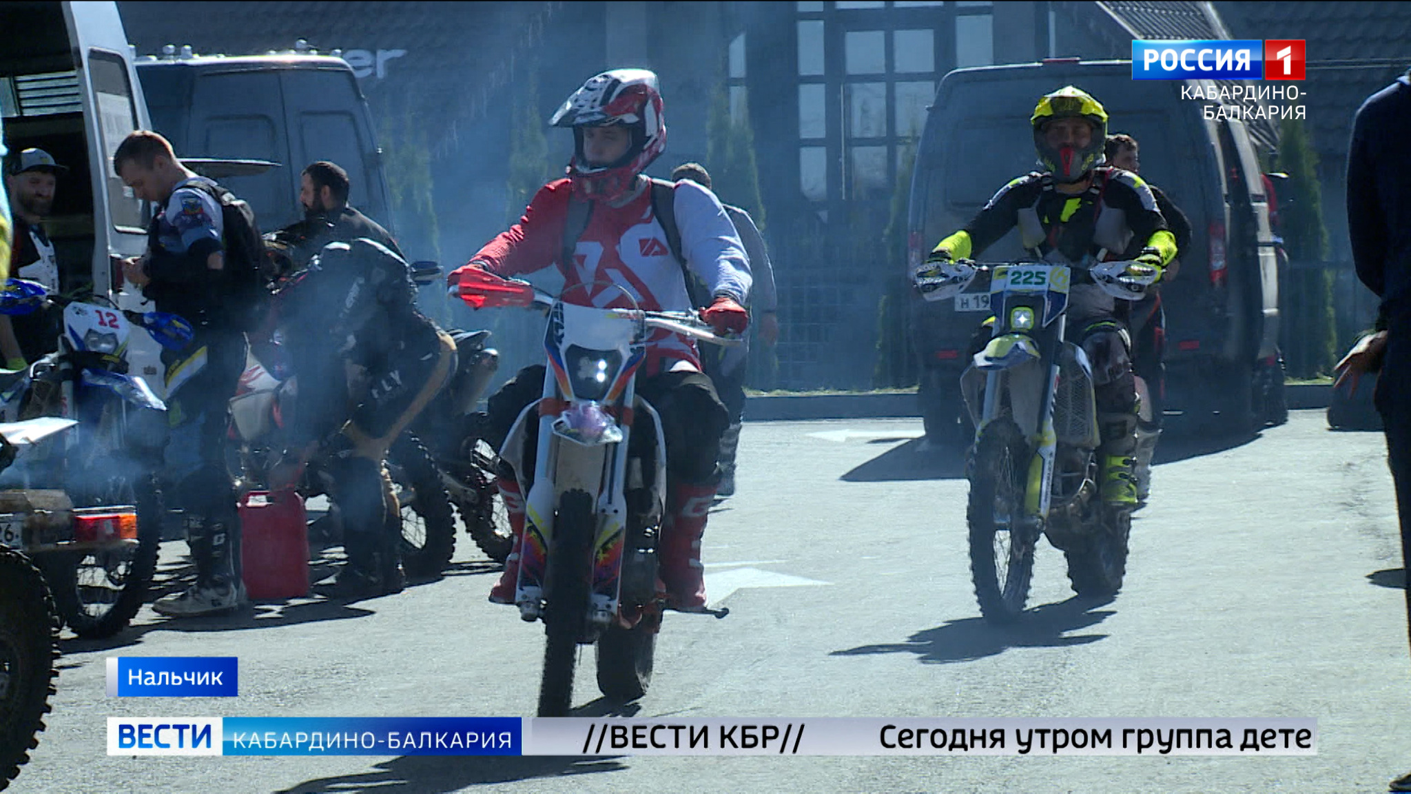 Мотогонка с препятствиями прошла в пригороде Нальчика