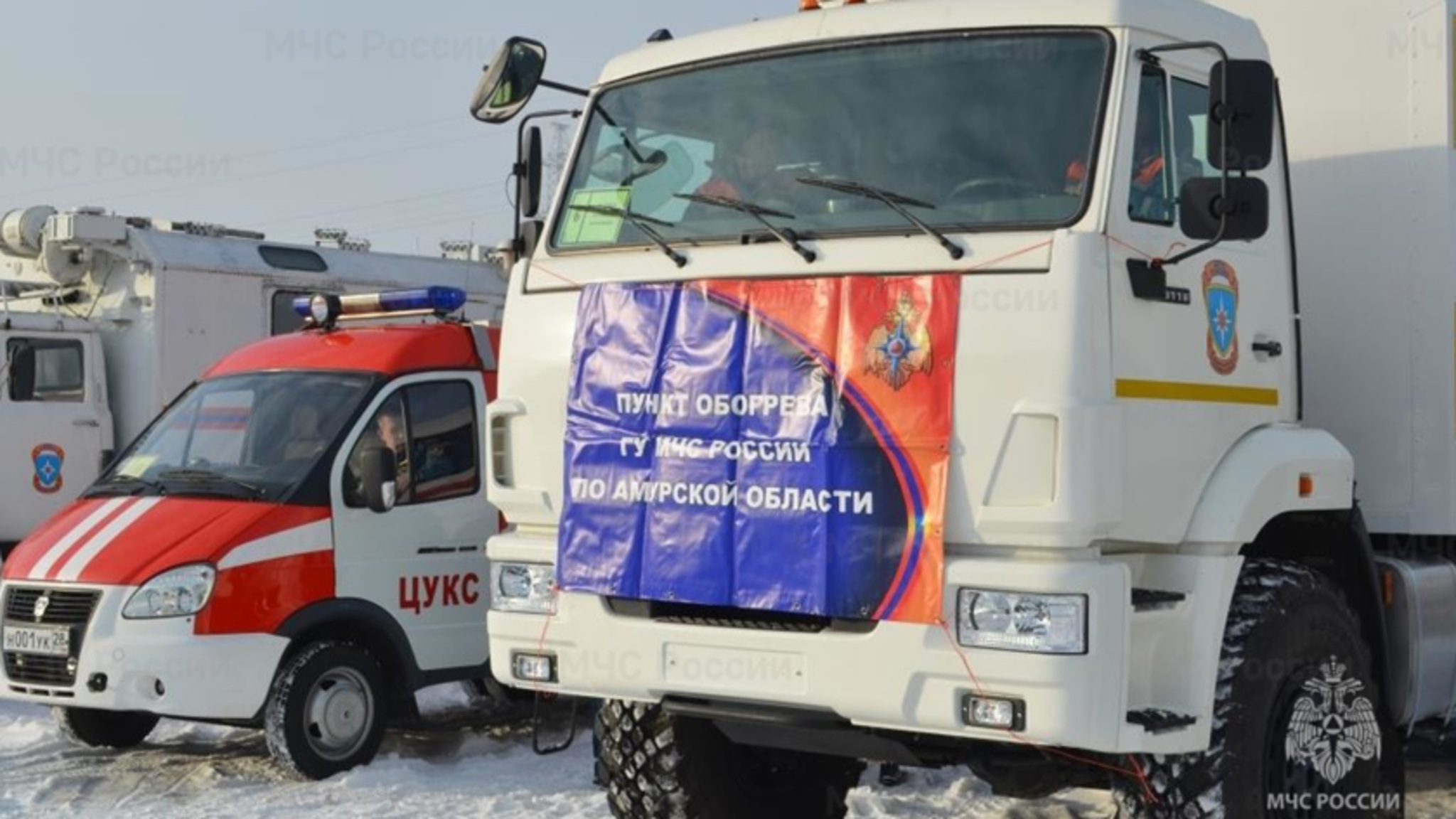 Пункты обогрева действуют на федеральной трассе в Приамурье