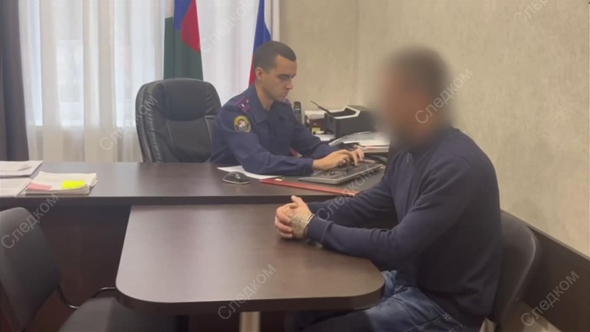 СК обнародовал видео с армавирским курьером-отравителем