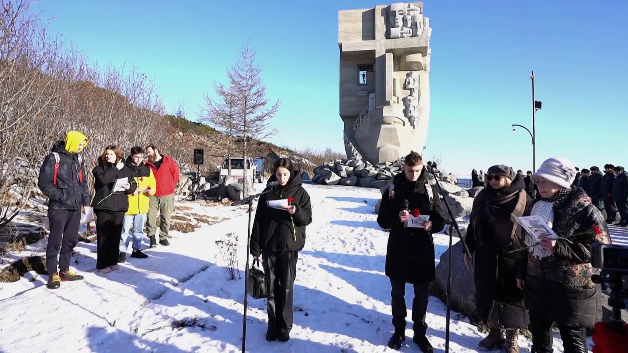 В Магадане прошла памятная акция в День памяти жертв политических репрессий