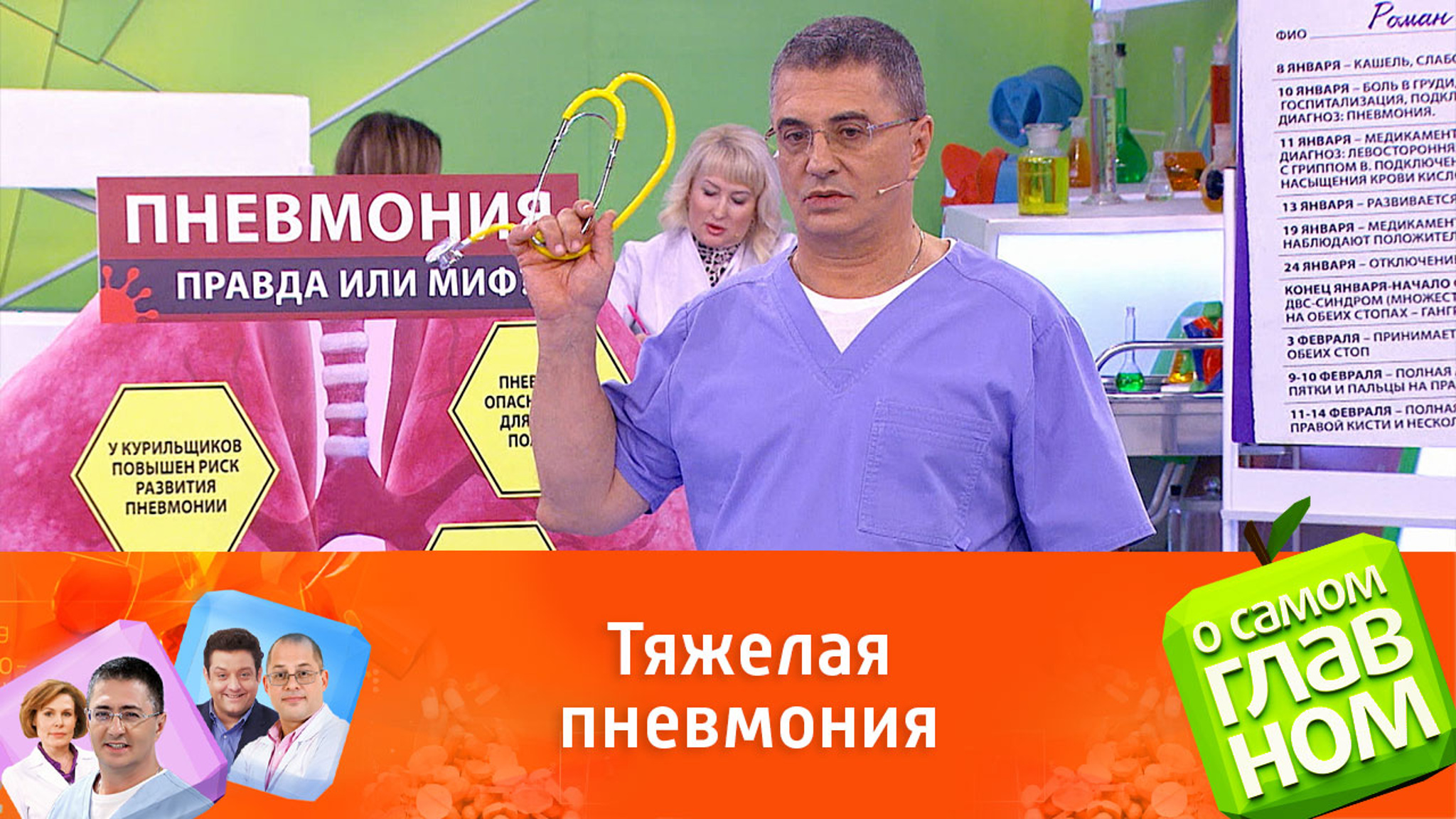 Доктор Мясников впервые прокомментировал болезнь Костомарова