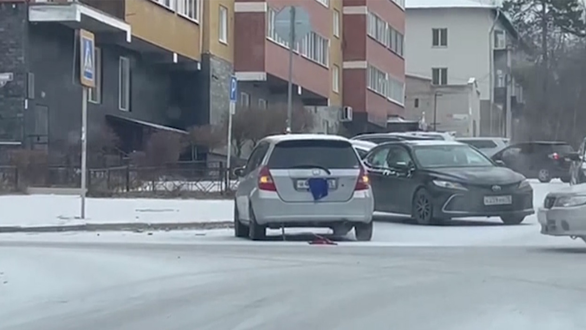 Автомобилистов в Забайкалье призвали быть внимательнее из-за снега 7 ноября