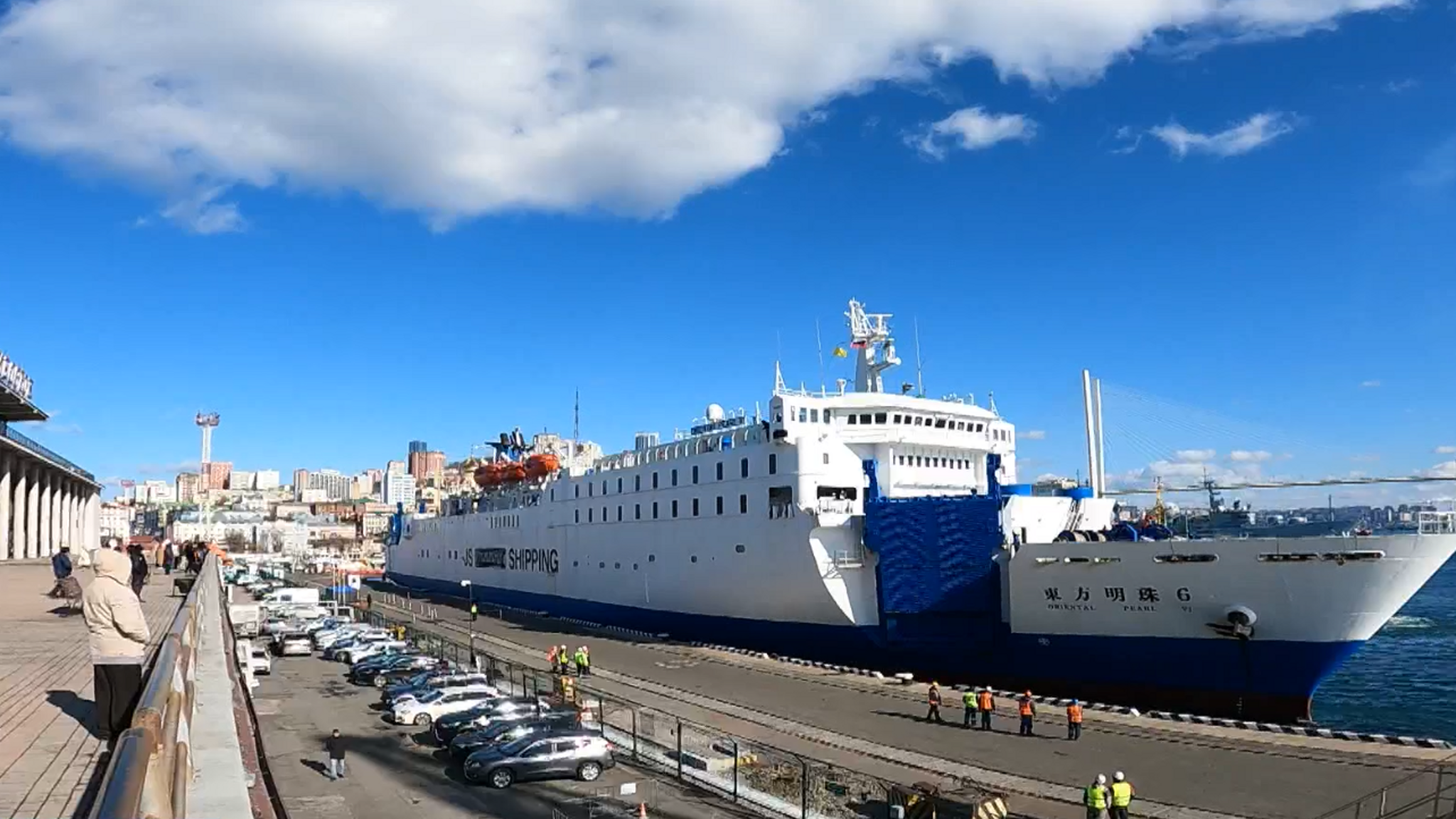 "Восточная жемчужина" прибыла во Владивосток из южно-корейского Сокчхо