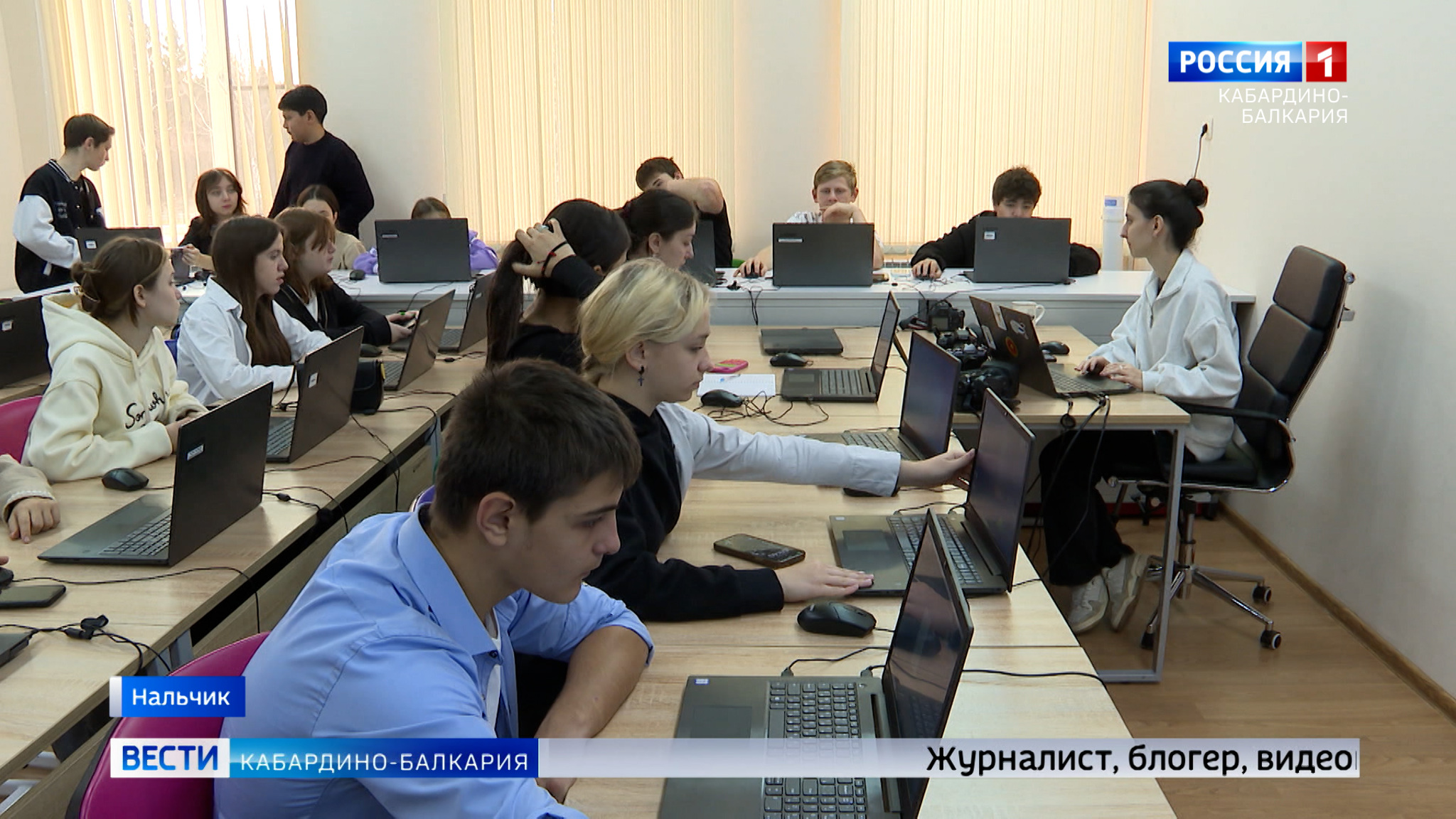 В Центре выявления одаренных детей "Антарес" в КБР проходит медиасмена