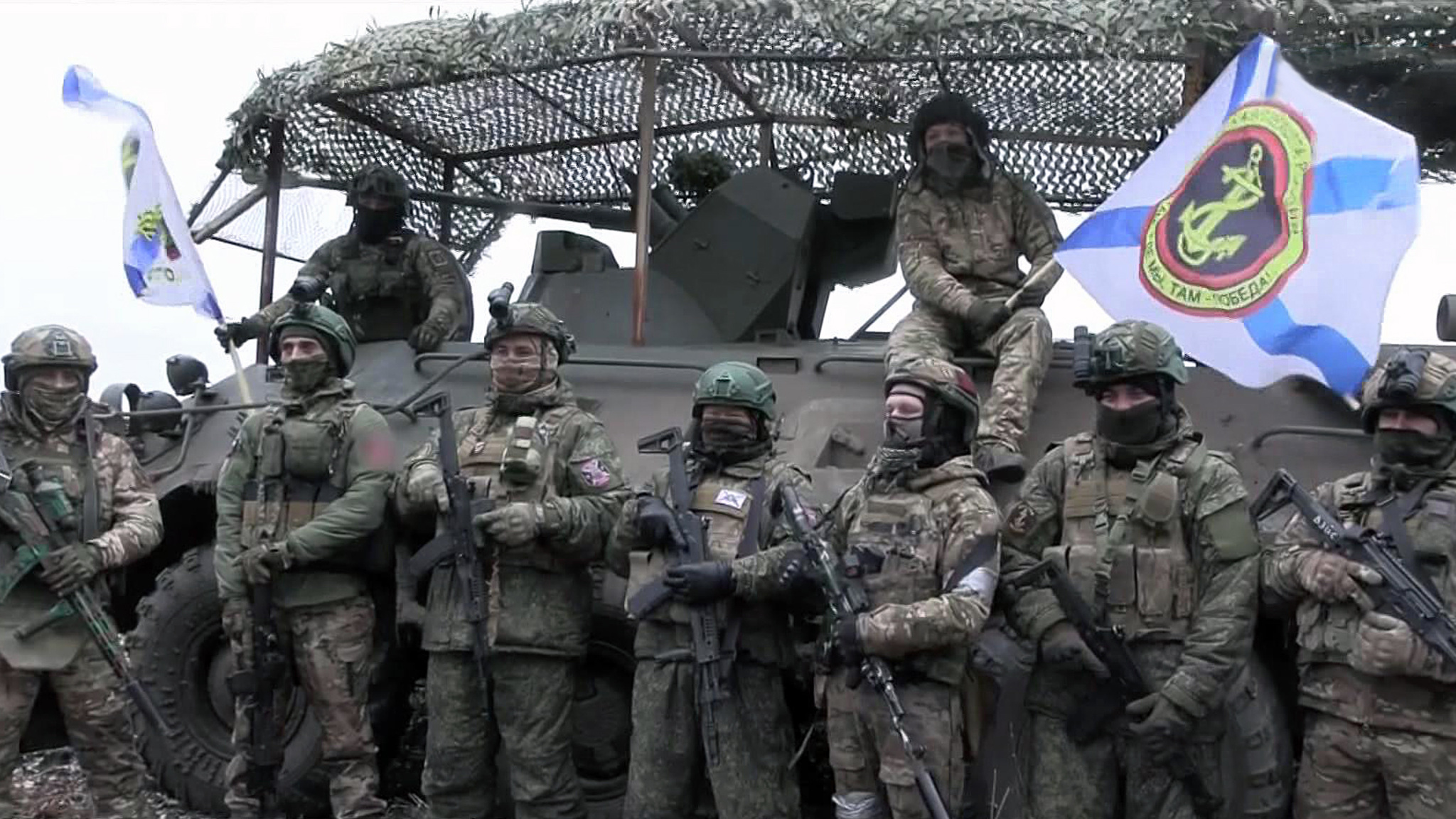 Морпехи закрепились на новых позициях