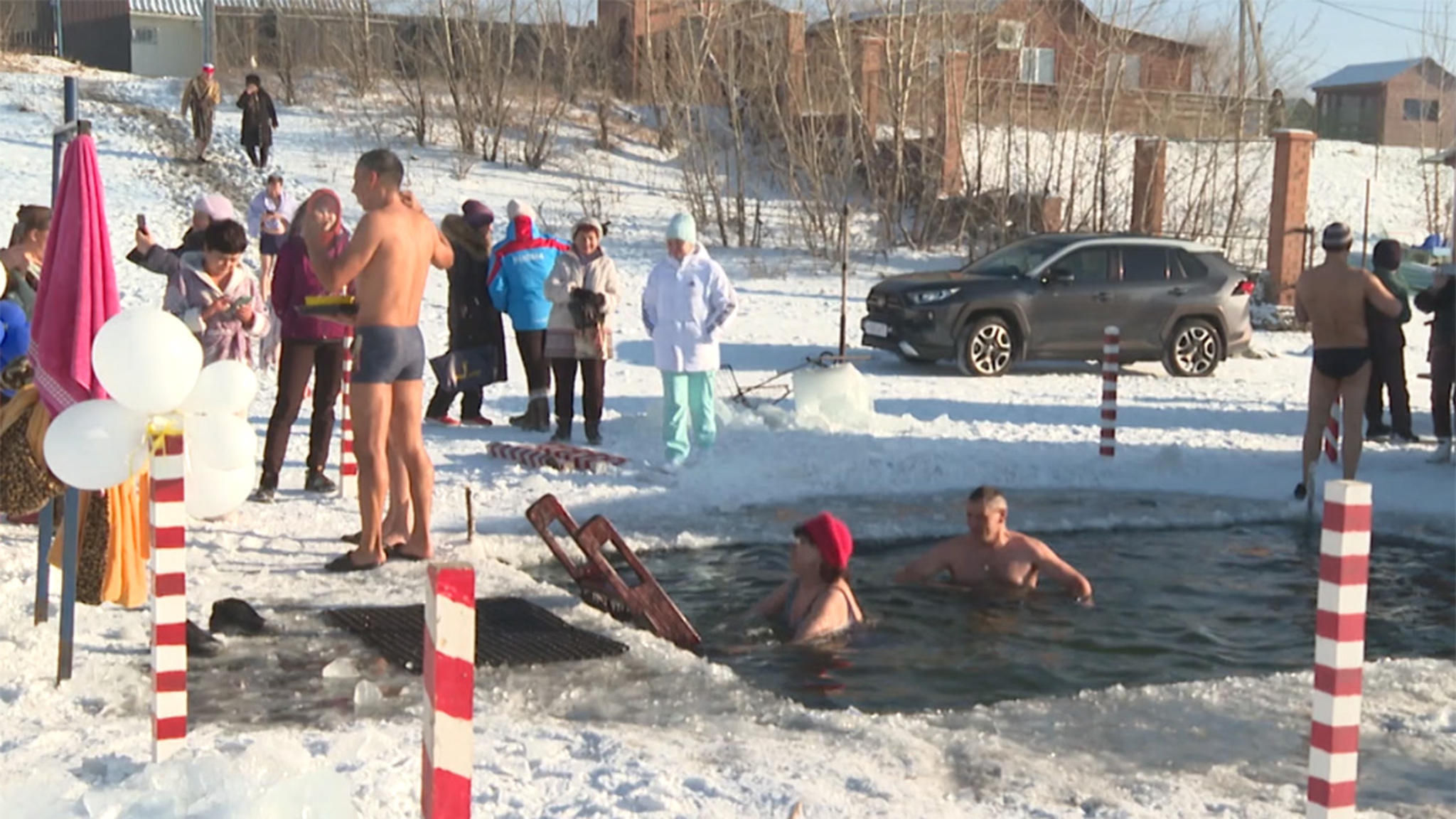 Читинские моржи открыли купальный сезон