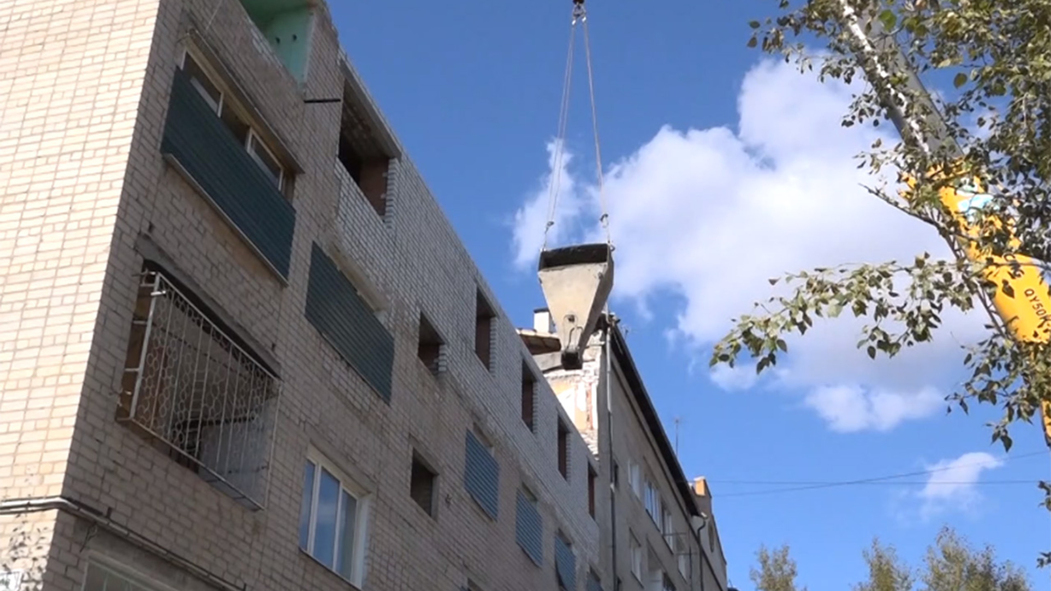 Завершен первый этап восстановления дома на Боровой в Чите