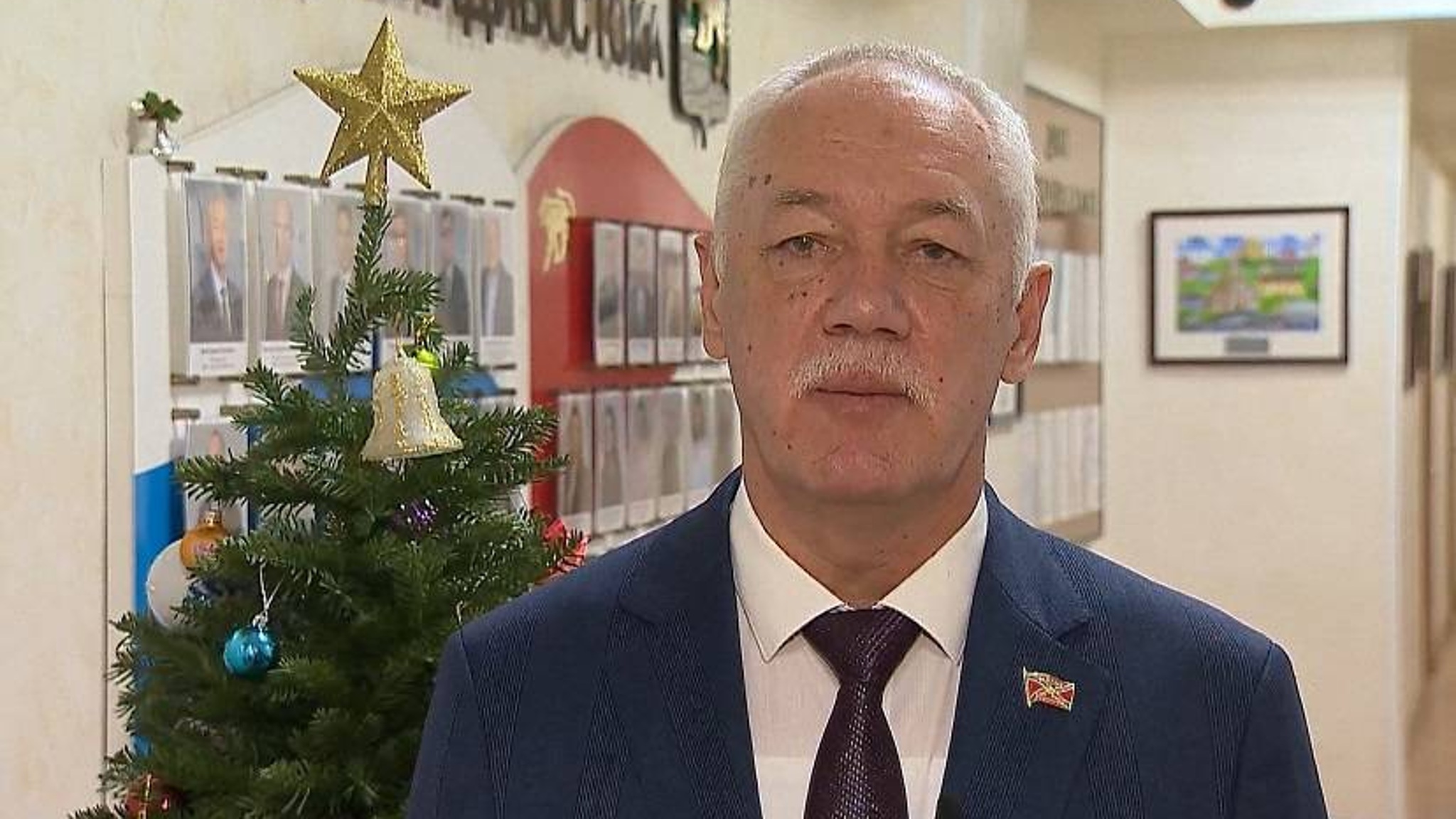 Поздравление председателя Думы г. Владивостока Андрея Брика с Новым годом
