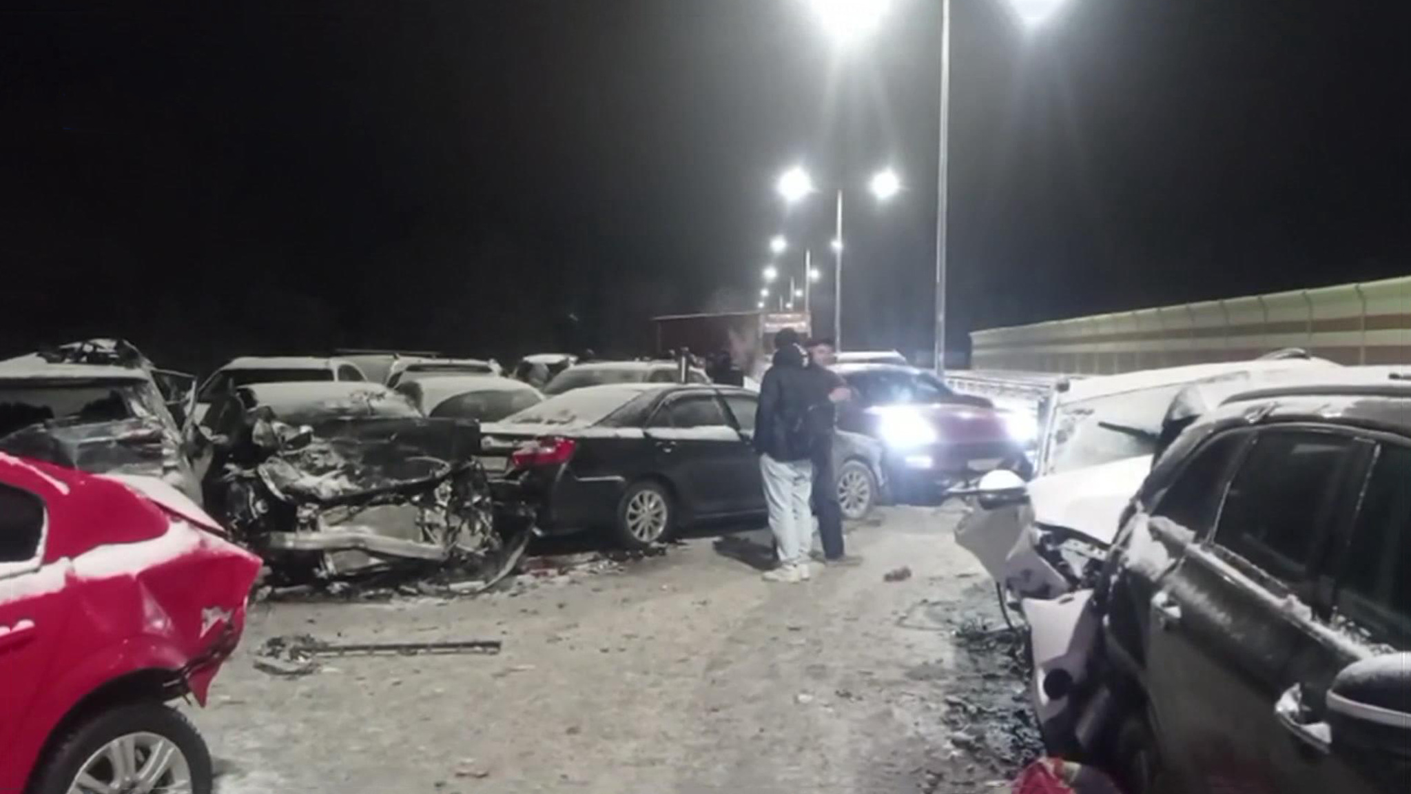 В массовом ДТП на трассе "Нева" винят водителя на летней резине