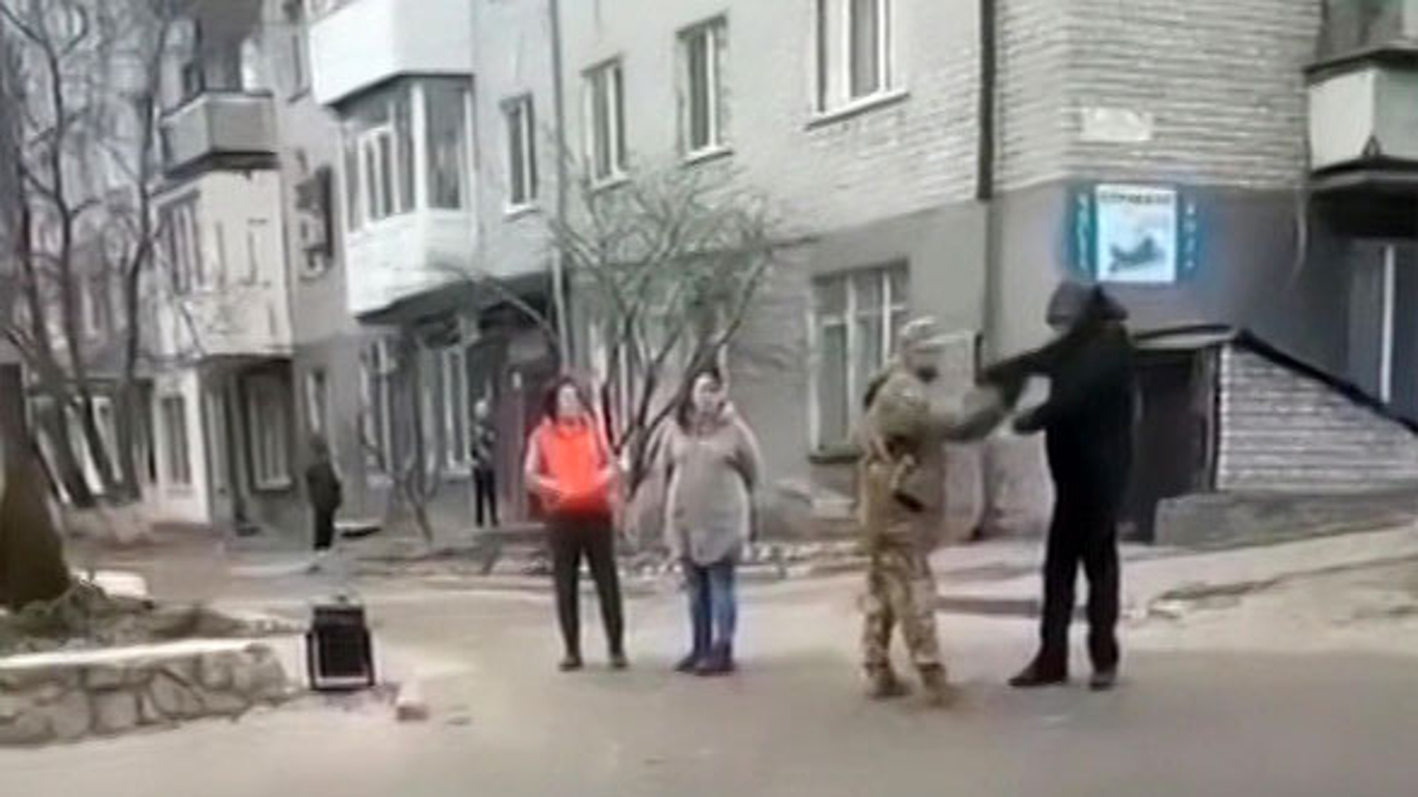 На Украине набирает обороты уличная мобилизация