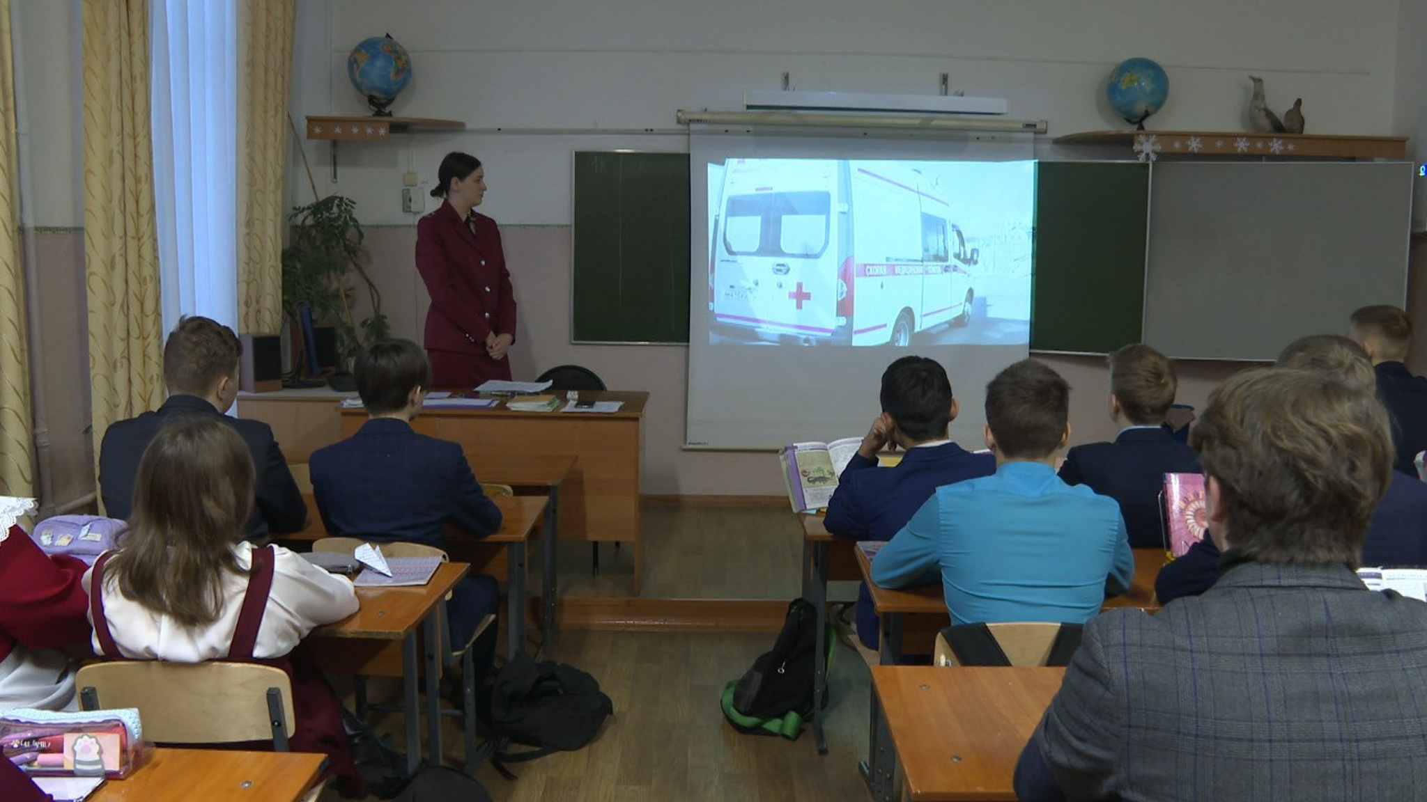 Уроки профориентации прошли в школе №38 Читы