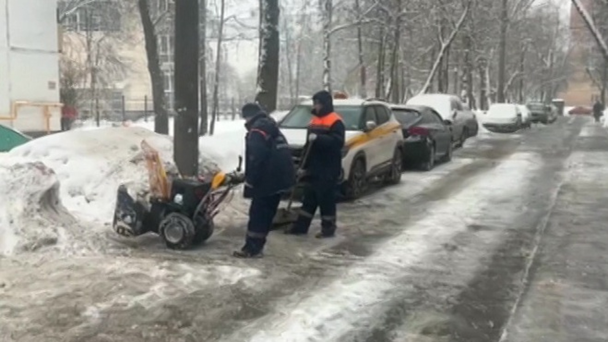 В Москву вернулась зима