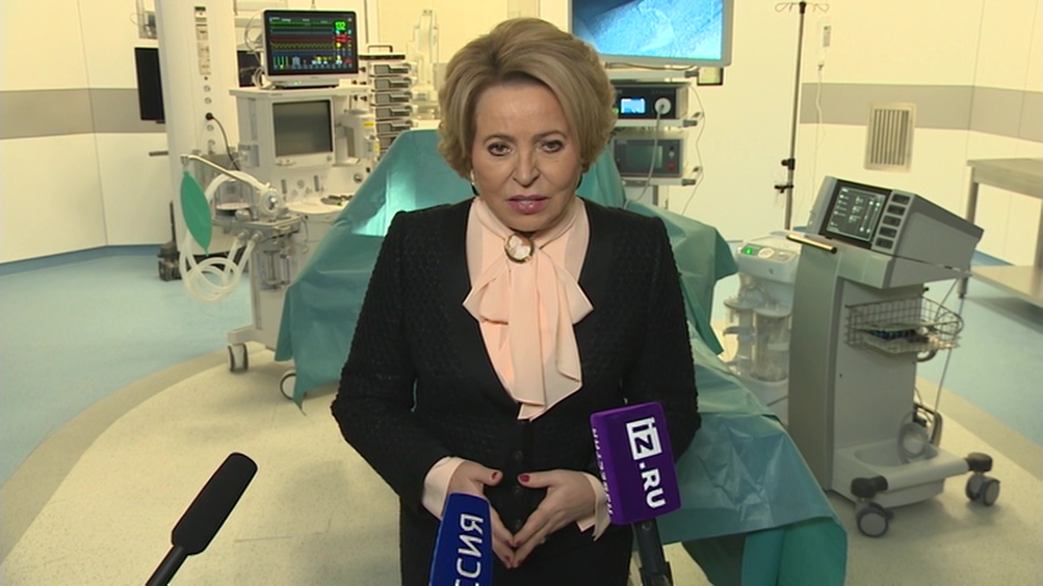 Валентина Матвиенко посетила клинику высоких технологий в Ленобласти