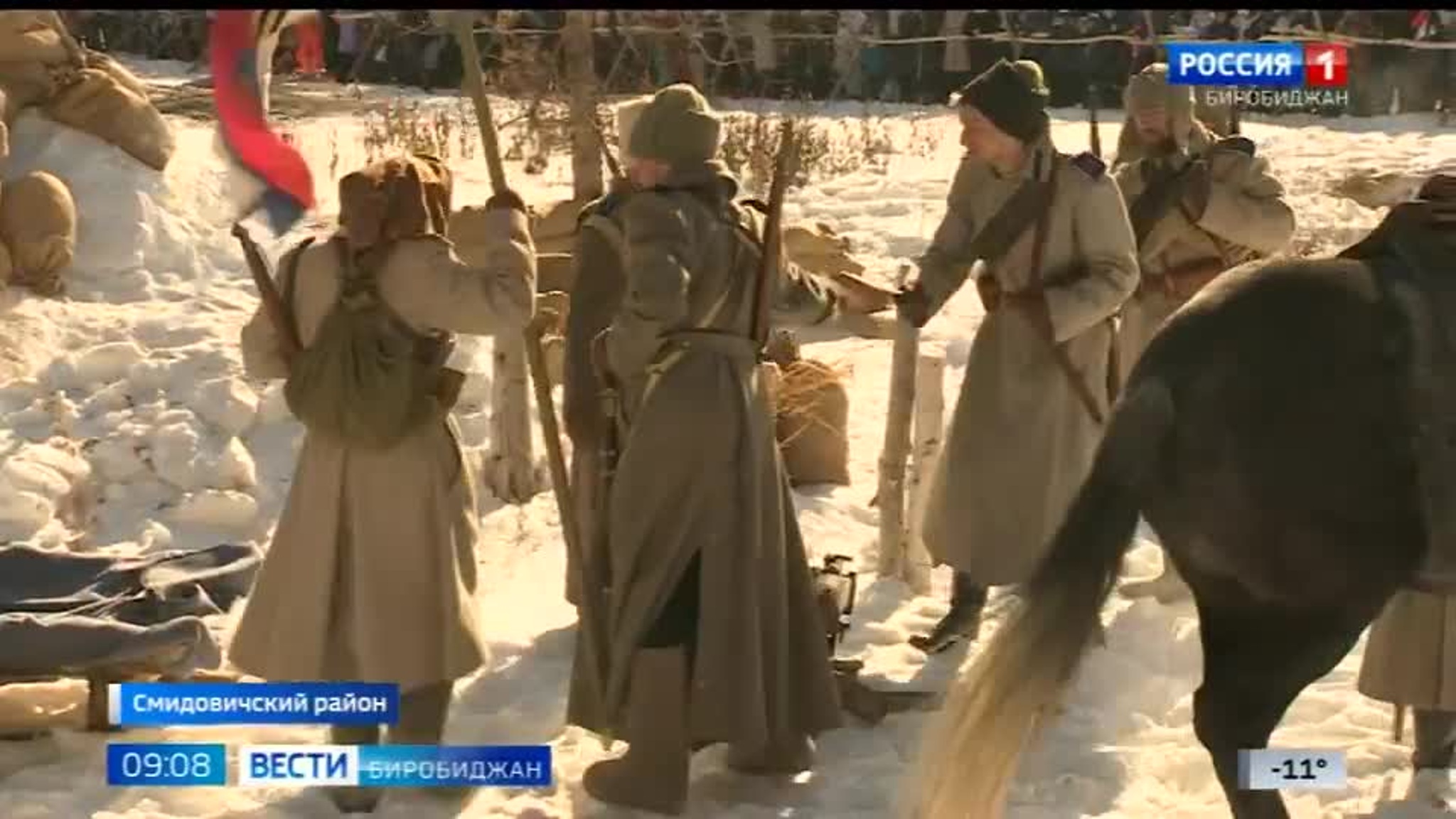 "Волочаевские дни": реконструкторы вновь поделились на белую и красную армию