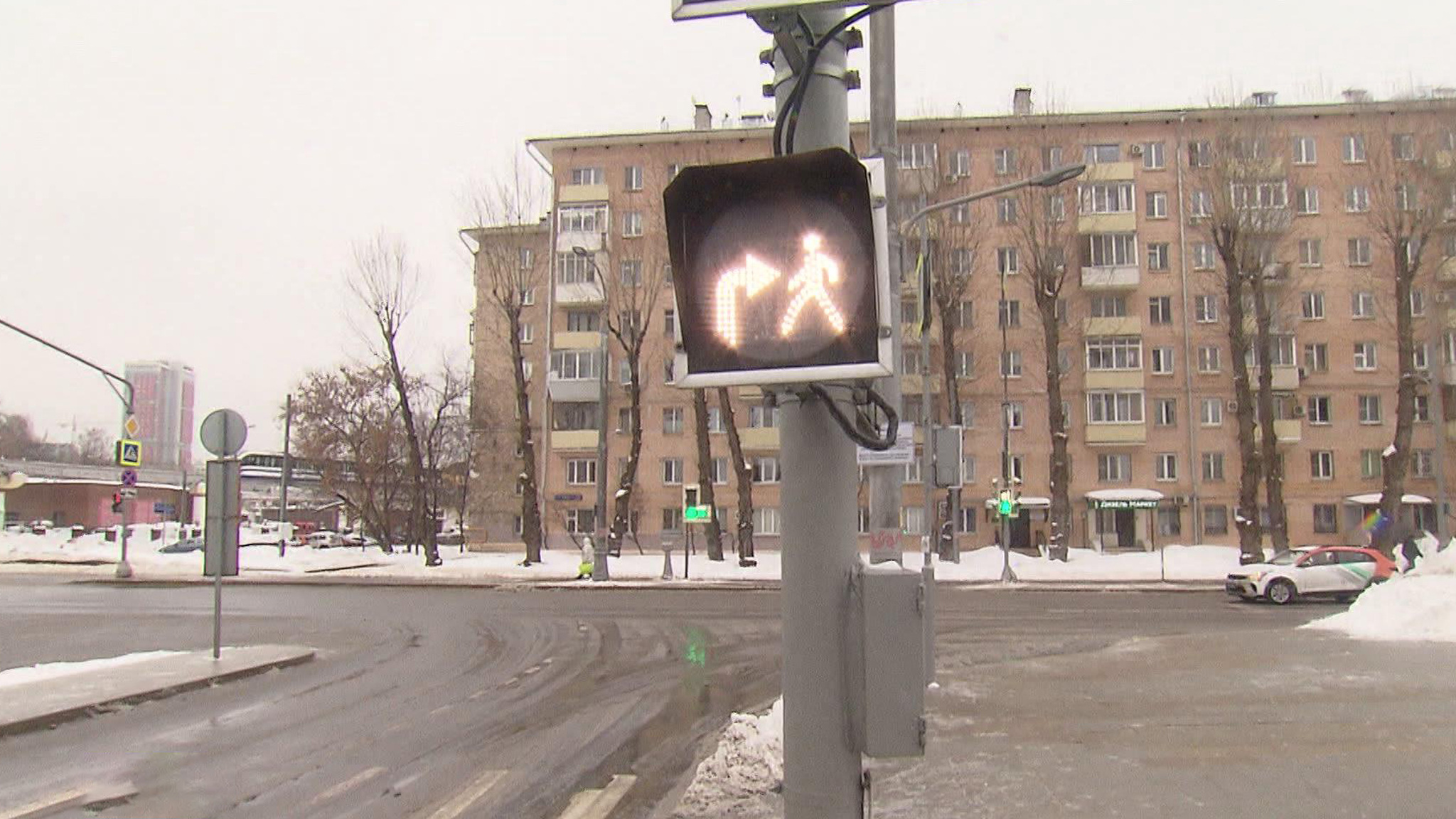 В Москве тестируют новый тип светофоров