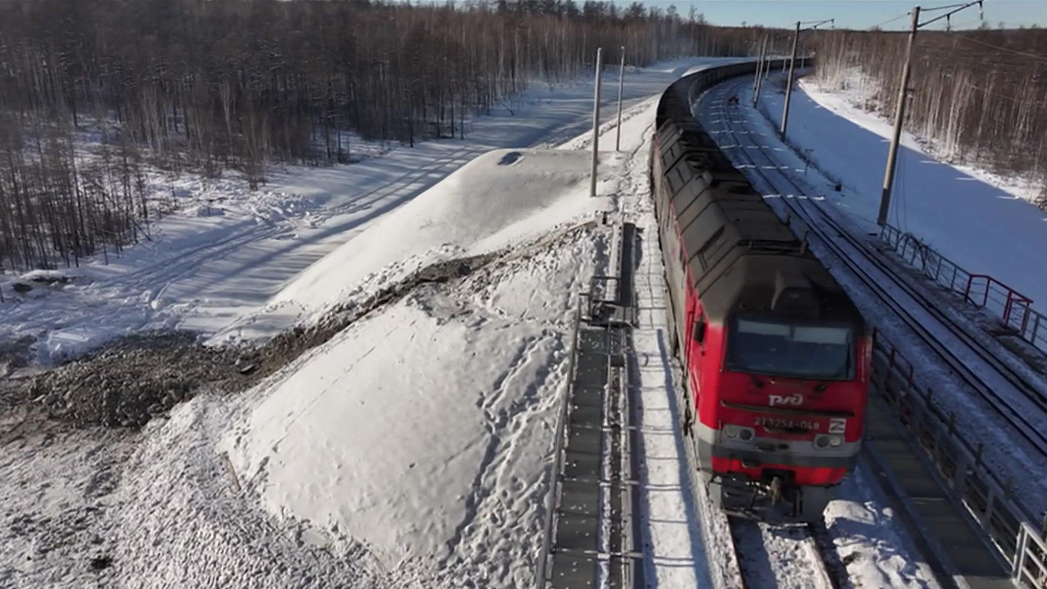 РЖД установили рекорд по объему грузоперевозок